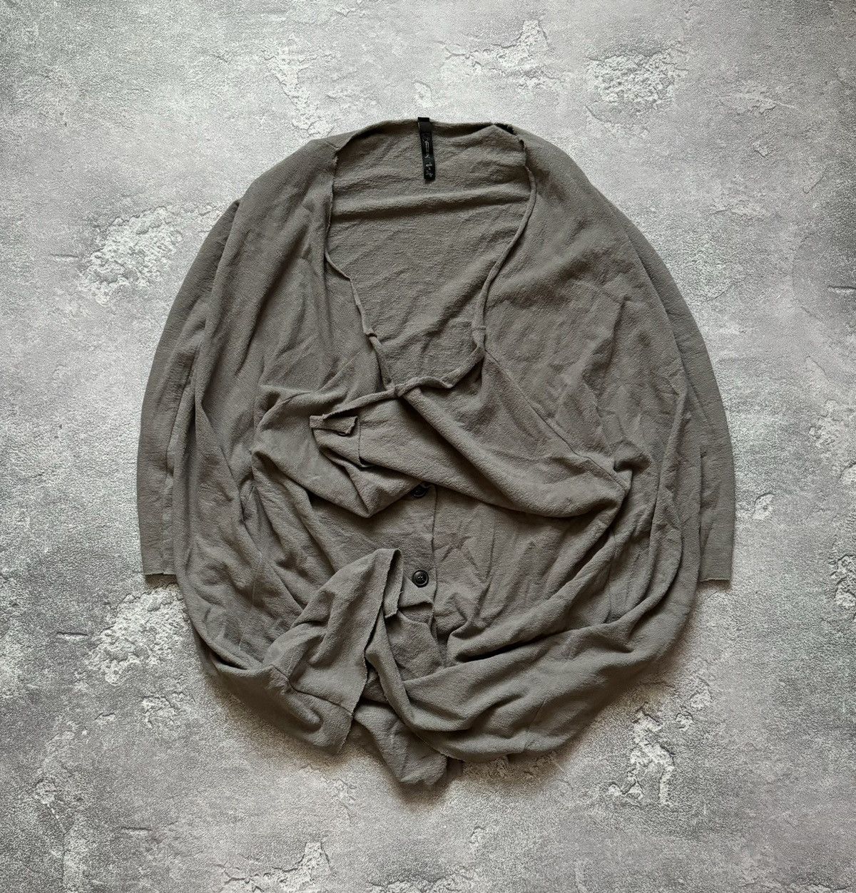 Vintage ProVocation L relaxed cardigan cape poncho dress jacket 00s Size L / US 10 / IT 46 - 1 Thumbnail