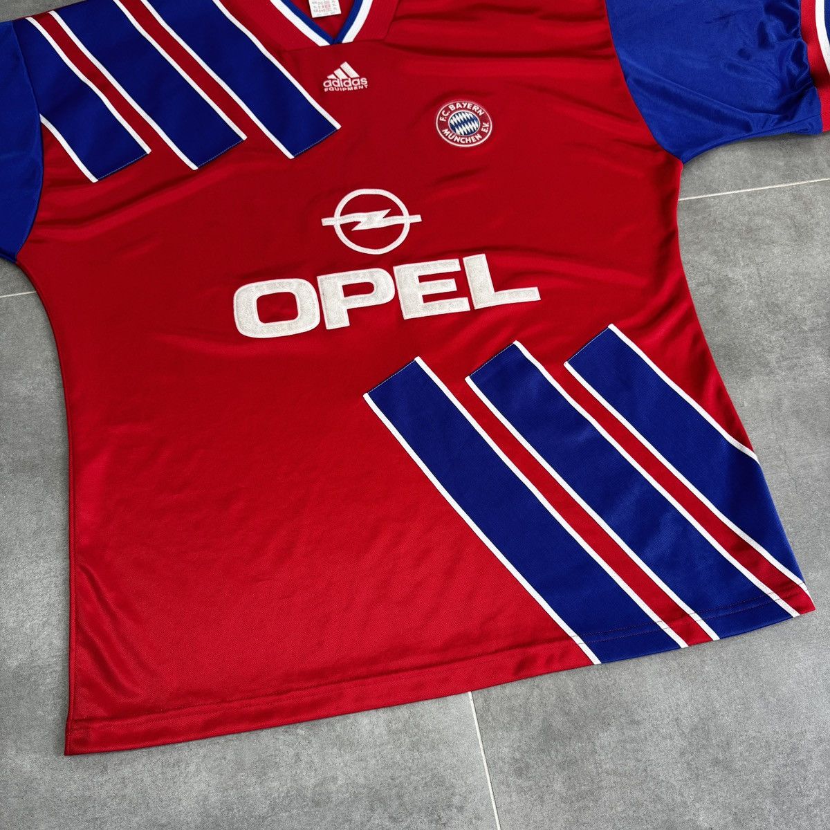 Adidas Adidas Equipment Bayern Munich 1993/1994 Home Soccer Jersey Size US XL / EU 56 / 4 - 3 Thumbnail