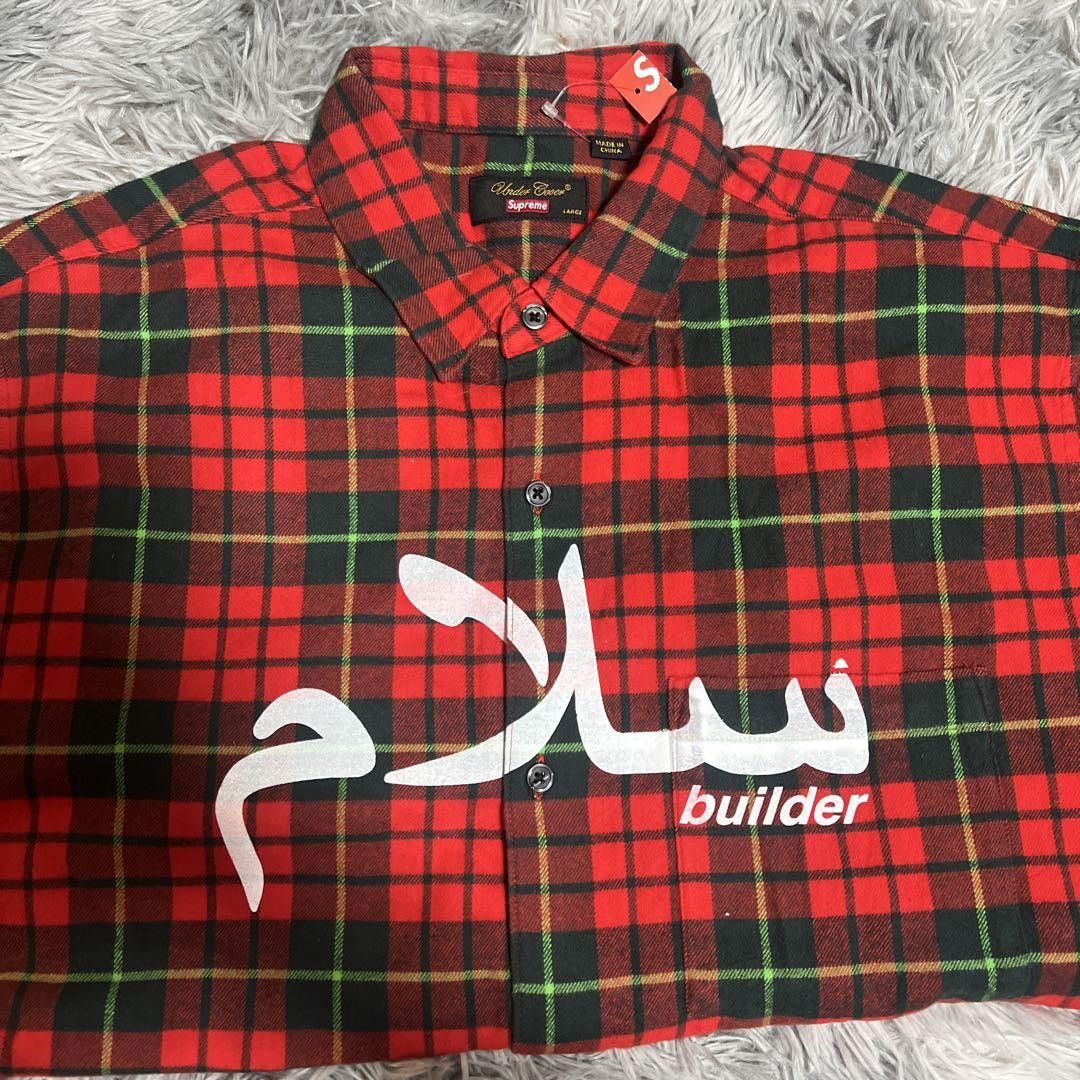 Supreme × Undercover UNDERCOVER x SUPREME Flannel Short Sleeve Shirt Red L Size US L / EU 52-54 / 3 - 2 Thumbnail