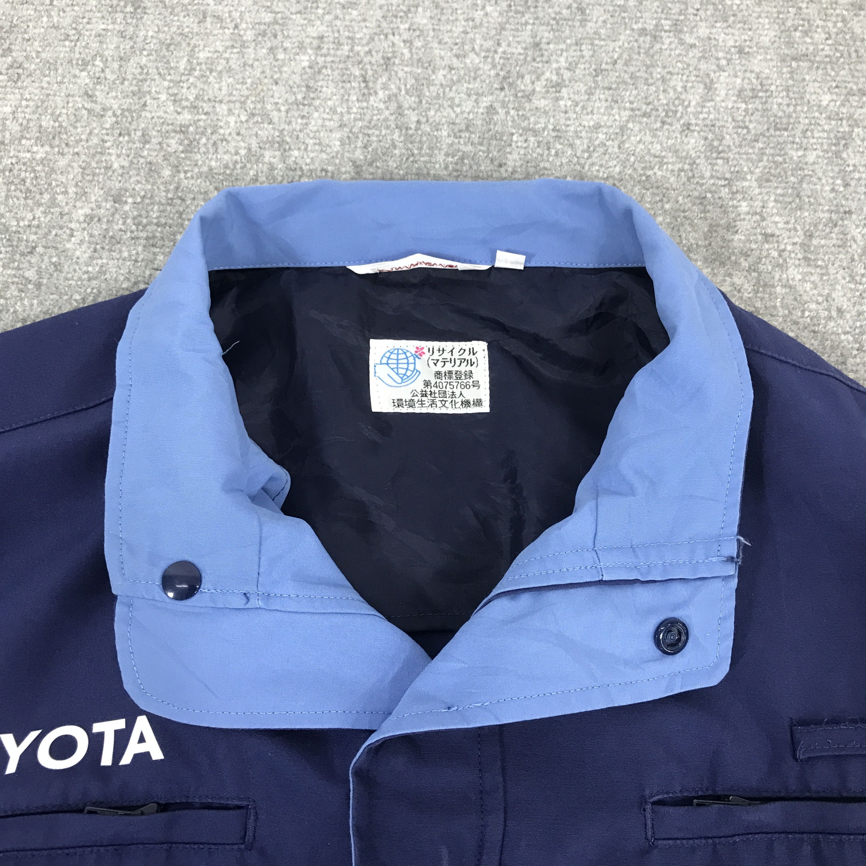 Japanese Brand Toyota Japan Blue Jacket Work uniform Custom jacketK73B3 Size US L / EU 52-54 / 3 - 5 Thumbnail