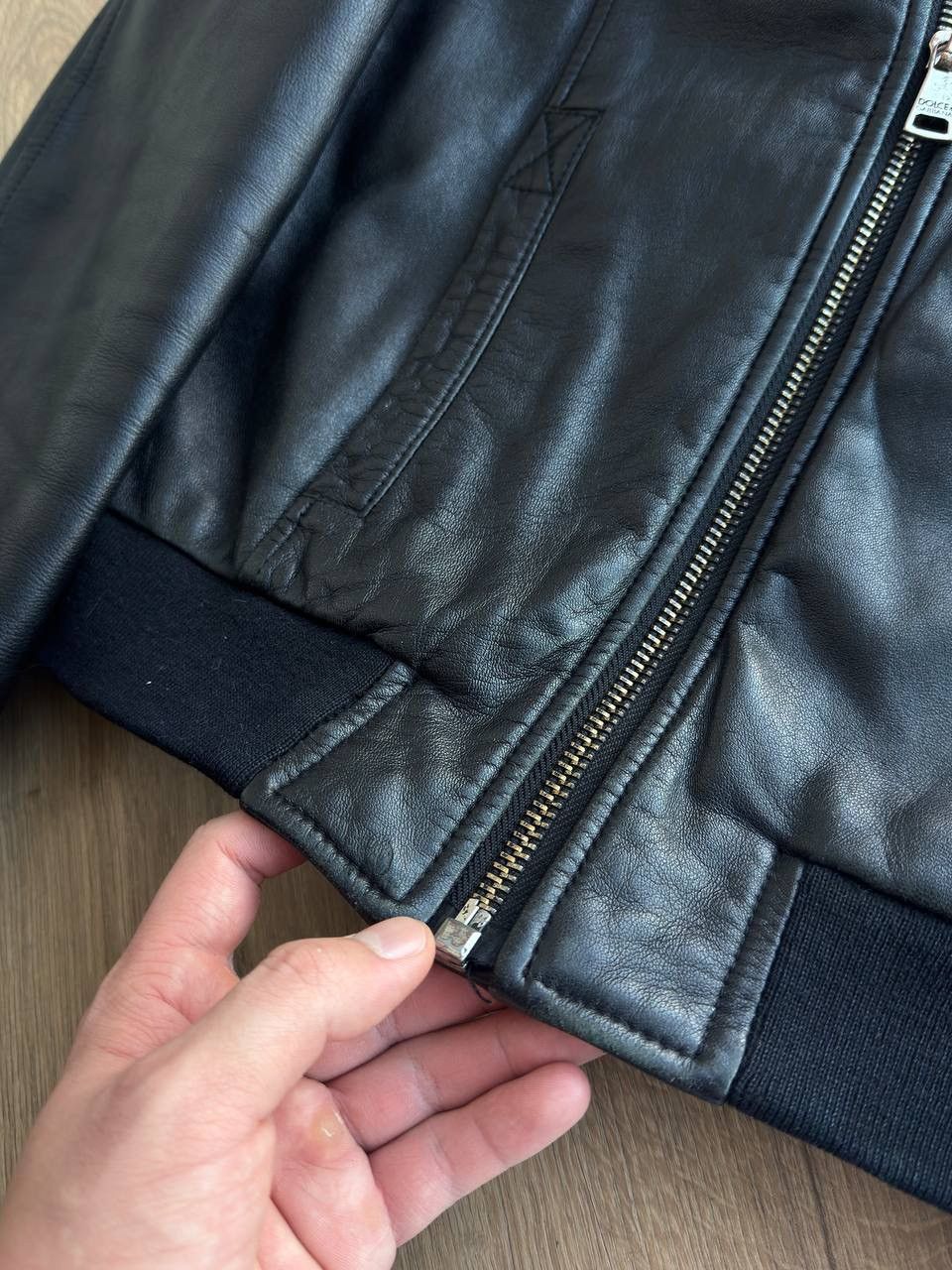 Dolce & Gabbana DOLCE & GABBANA LEATHER JACKET BLACK LEOPARD WOOMEN’S RARE Size M / US 6-8 / IT 42-44 - 7 Thumbnail