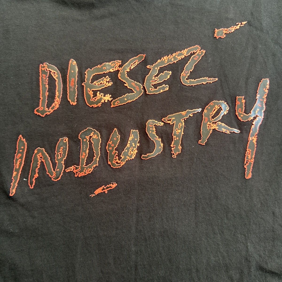 Diesel Diesel Industry black T-shirt red lettering Size US M / EU 48-50 / 2 - 3 Thumbnail