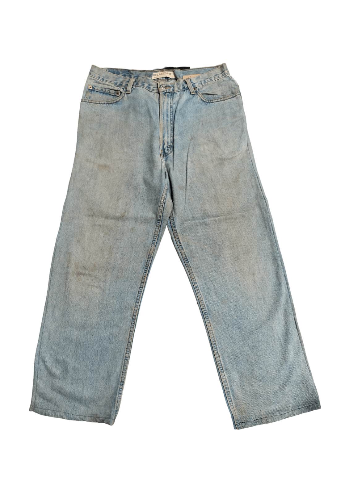 Levi's × Vintage Vintage Levis 550 Faded Denim Jean L465 Size US 35 - 1 Thumbnail