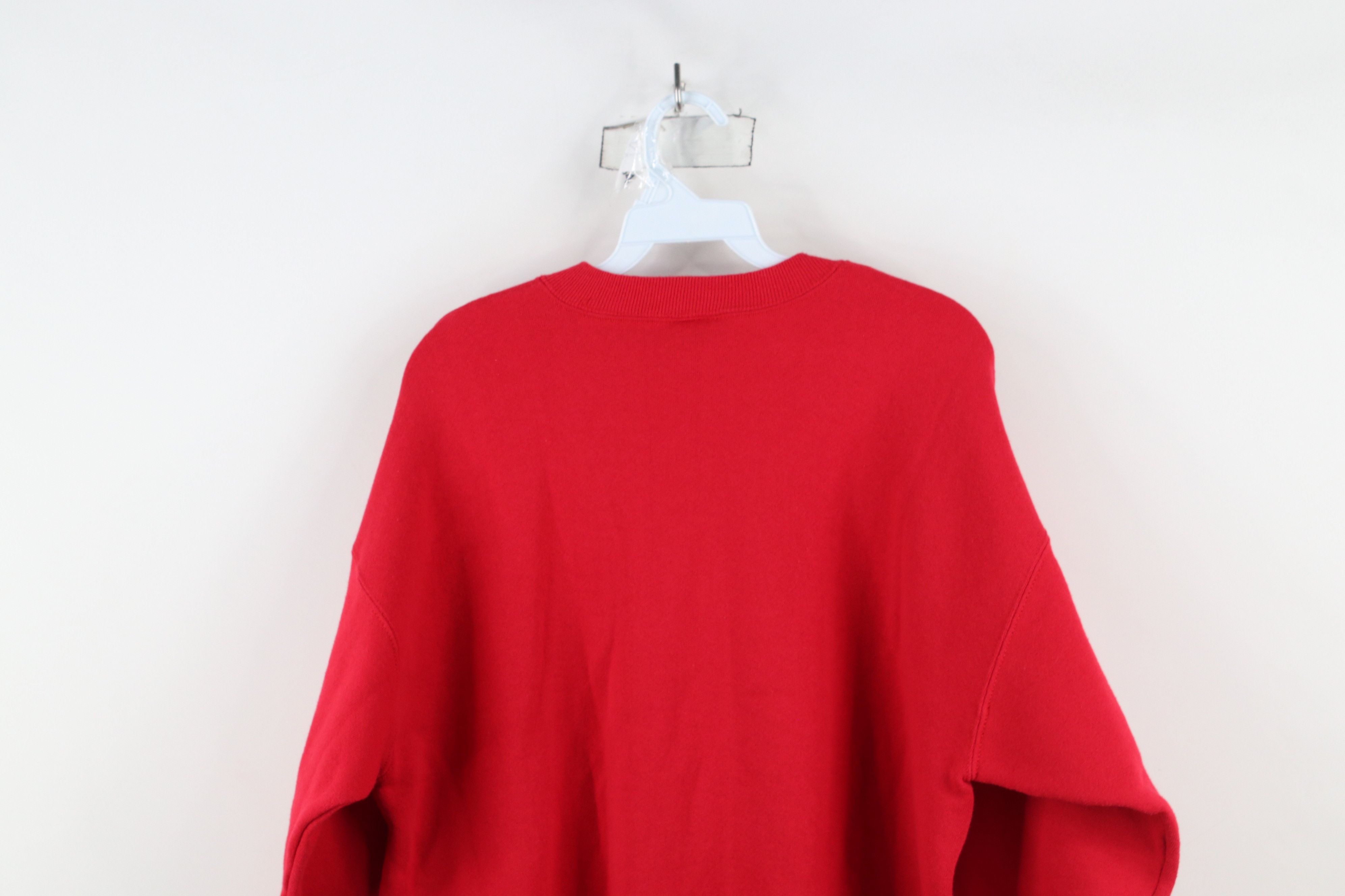 Vintage Vintage 90s USA Olympics Spell Crewneck Sweatshirt Red USA Size US L / EU 52-54 / 3 - 9 Thumbnail