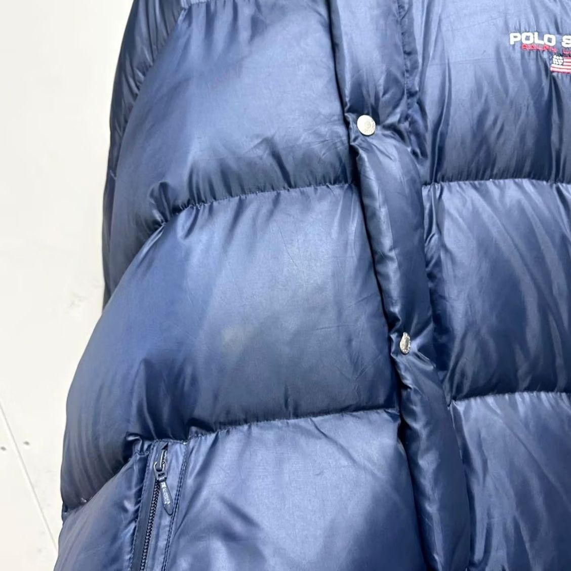 Vintage VINTAGE Polo Sport Down Puffer Jacket Navy L Men 90s Jacket Size US L / EU 52-54 / 3 - 5 Thumbnail