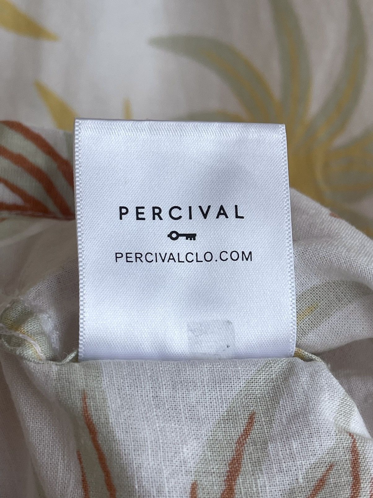 Percival Floral Print Camp Collar Cotton Linen Short Sleeve Shirt Size US S / EU 44-46 / 1 - 10 Thumbnail