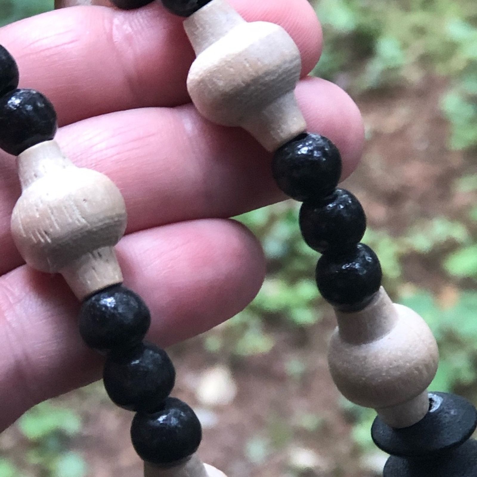 Vintage Vintage 70s boho wooden chunky beaded necklace Size ONE SIZE - 5 Thumbnail