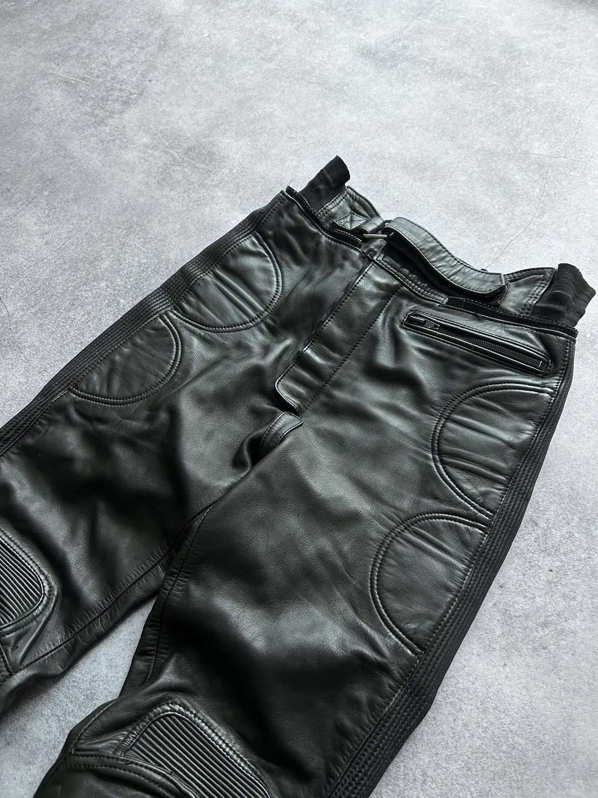 Leather Vintage Ixs Racing vintage 90s motorcycle pants rare Size US 31 - 4 Thumbnail