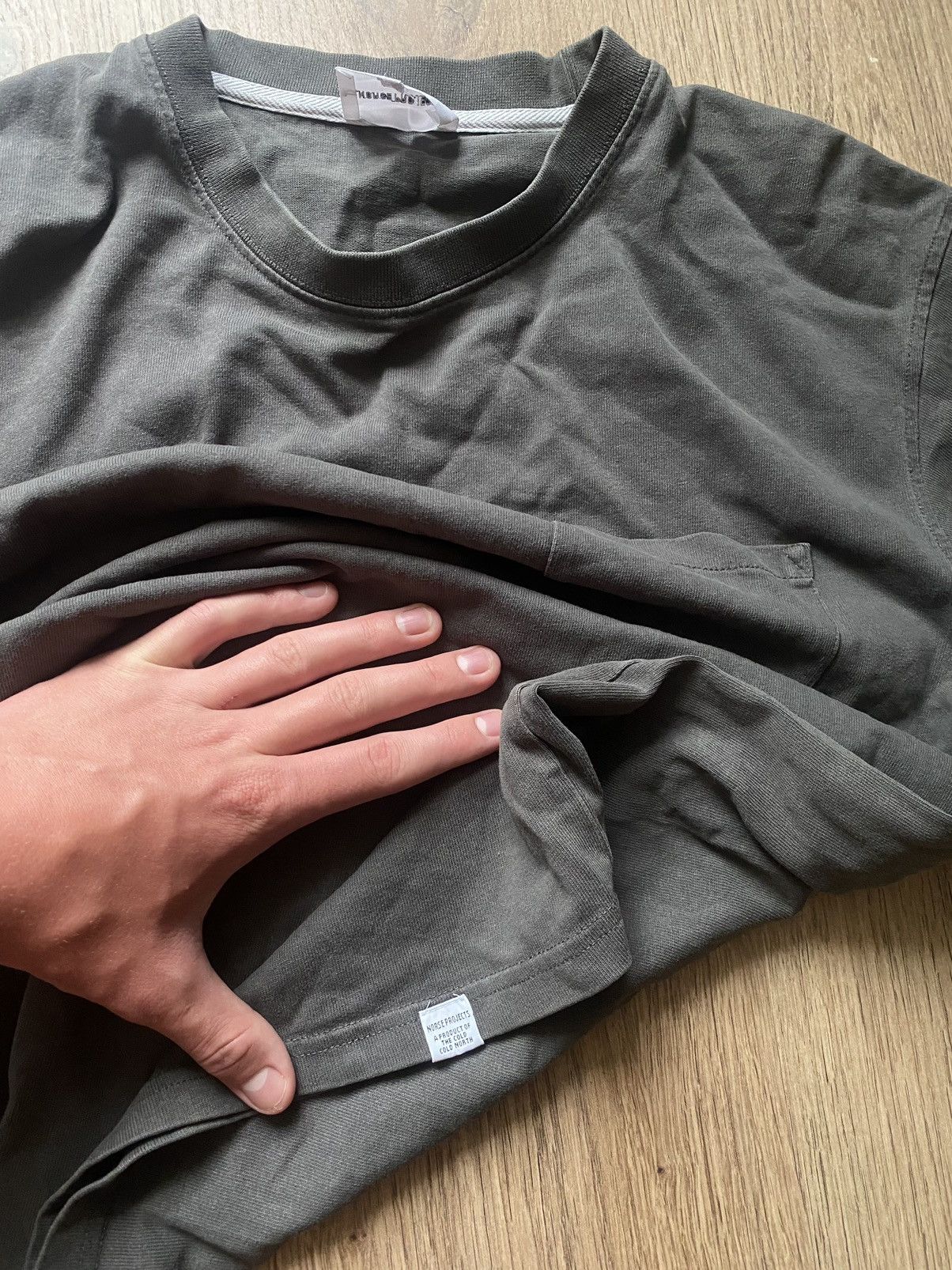 Norse Projects Norse Projects asphalt grey oversized fit Niels Pocket Size US XL / EU 56 / 4 - 4 Thumbnail