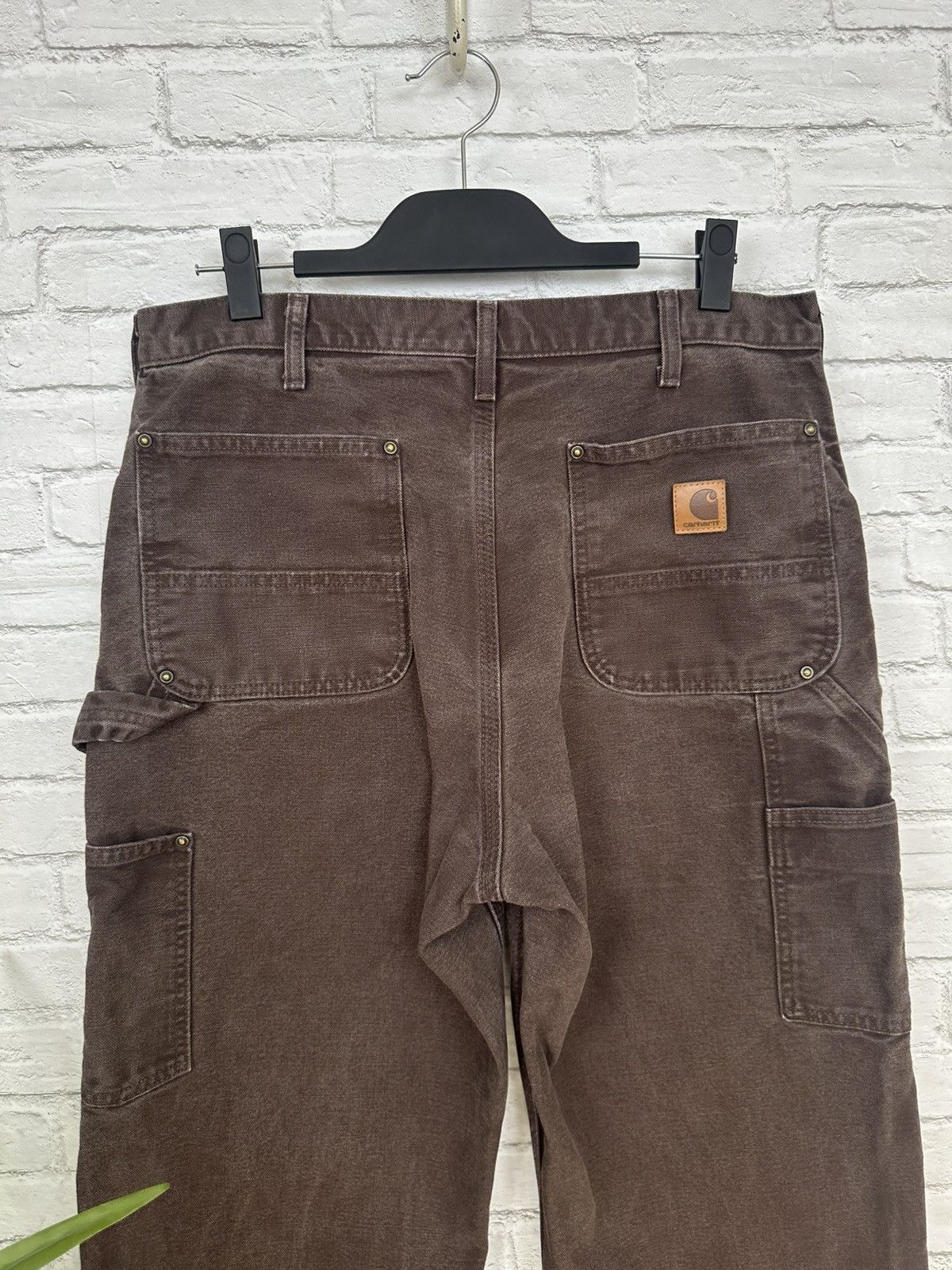 Carhartt (34x31) FADED TO PERFECTION Carhartt Double Knee Pants Size US 34 / EU 50 - 10 Thumbnail