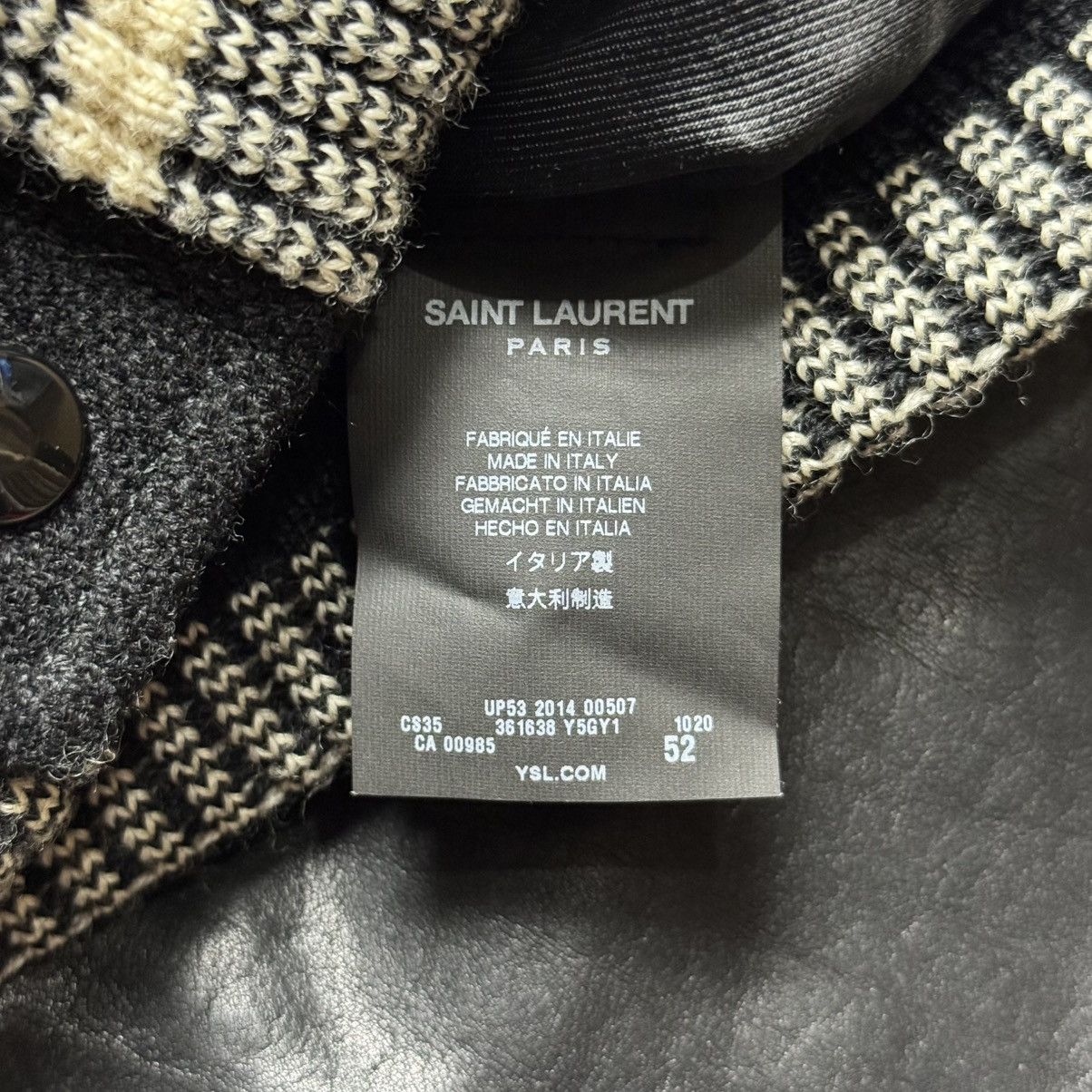 Saint Laurent Paris Saint Laurent Paris Leopard hair Leather jacket Size US L / EU 52-54 / 3 - 7 Thumbnail