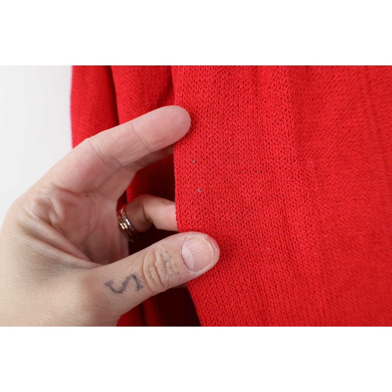 St. John Vintage 80s St John Marie Gray Wool Knit Cardigan Sweater Size L / US 10 / IT 46 - 5 Thumbnail