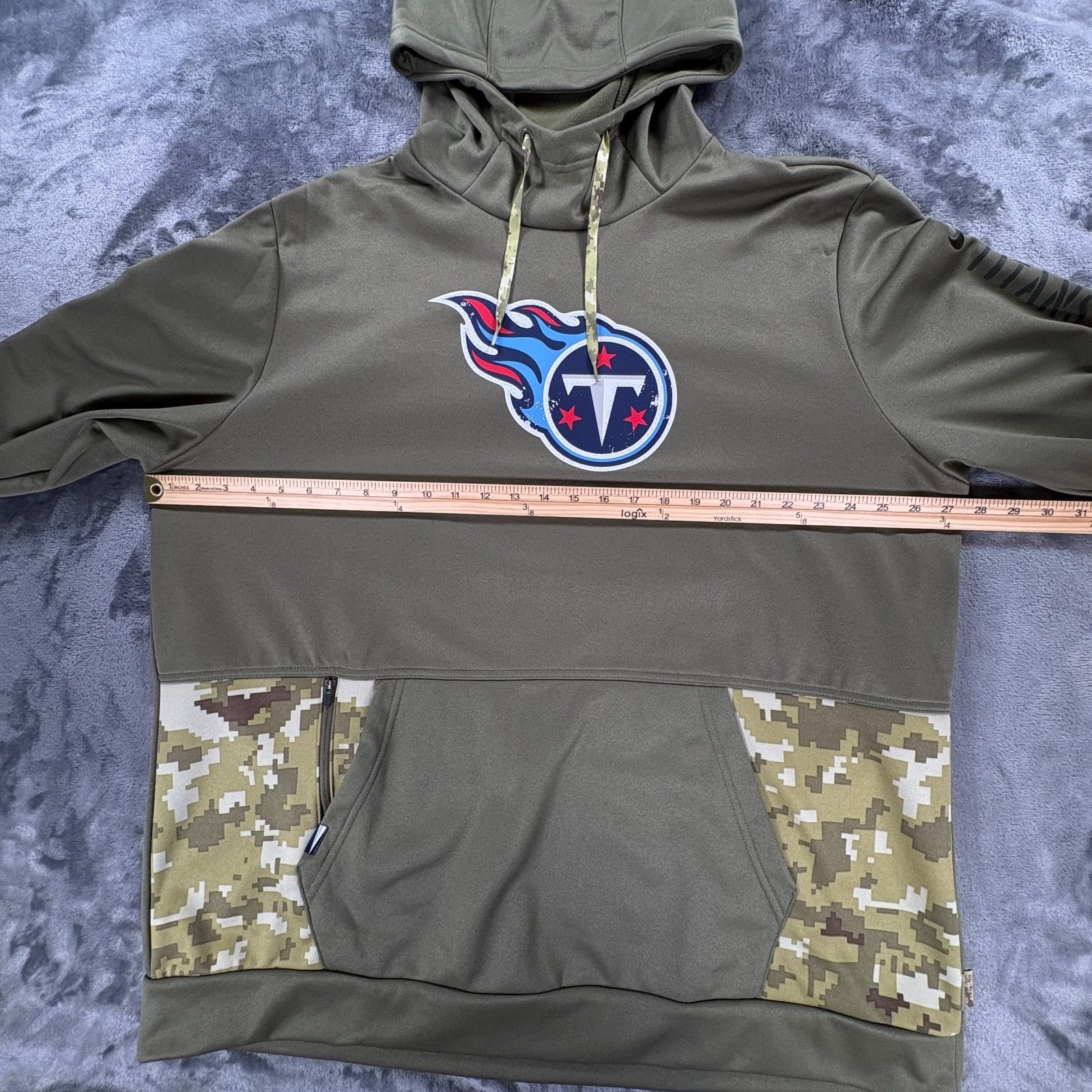 Nike Nike Tennessee Titans Salute To Service Hoodie Mens XXL Camo Size US XXL / EU 58 / 5 - 6 Thumbnail