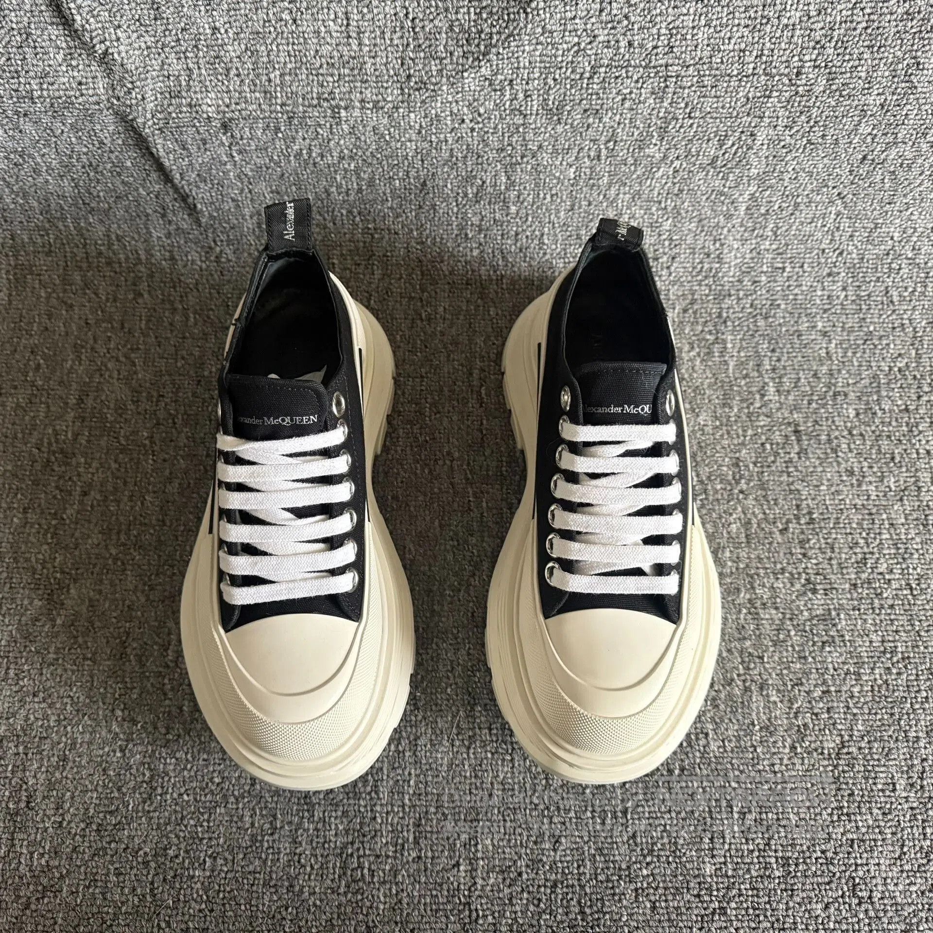 Alexander McQueen Alexander McQueen Platform Canvas Shoes. Size US 4.5 / IT 34.5 - 3 Thumbnail
