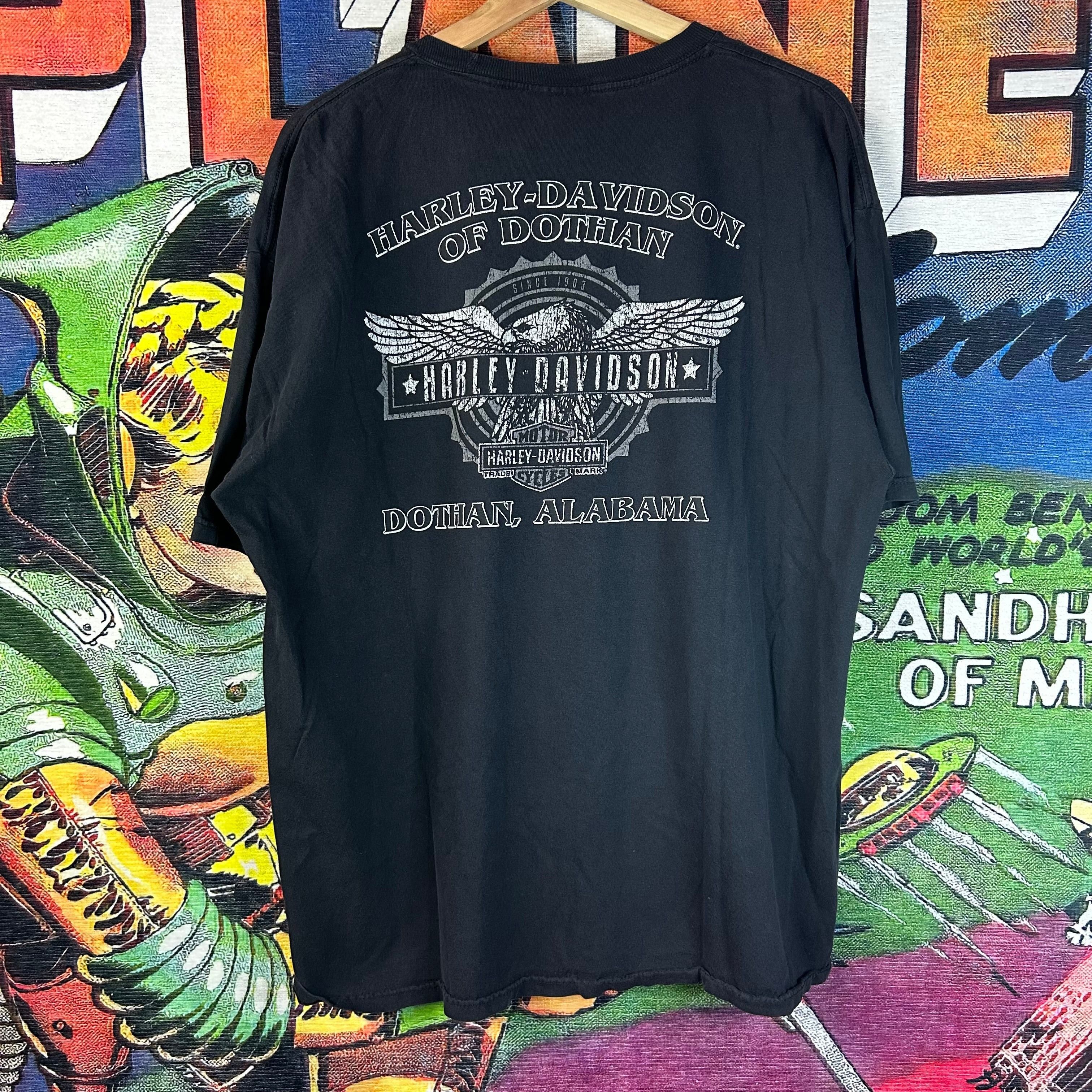 Harley Davidson Harley Davidson Dothan Alabama Tee Size XL Size US XL / EU 56 / 4 - 2 Thumbnail