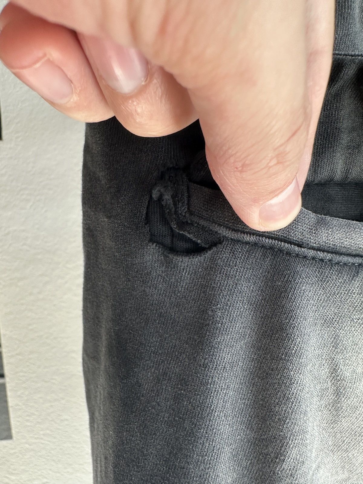 Balenciaga Trompe L’oeil Washed Grey Sweatpants Size US 34 / EU 50 - 8 Thumbnail