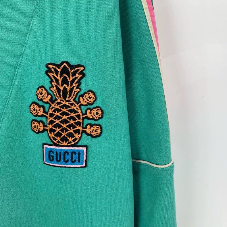 Gucci Gucci Pineapple series pineapple logo string green half-zip Size US M / EU 48-50 / 2 - 4 Thumbnail