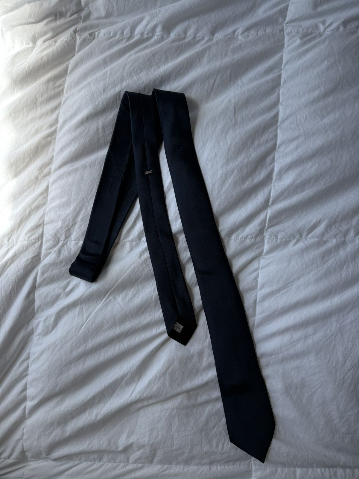 Dior Navy CD Icon Neck Tie Size ONE SIZE - 3 Thumbnail