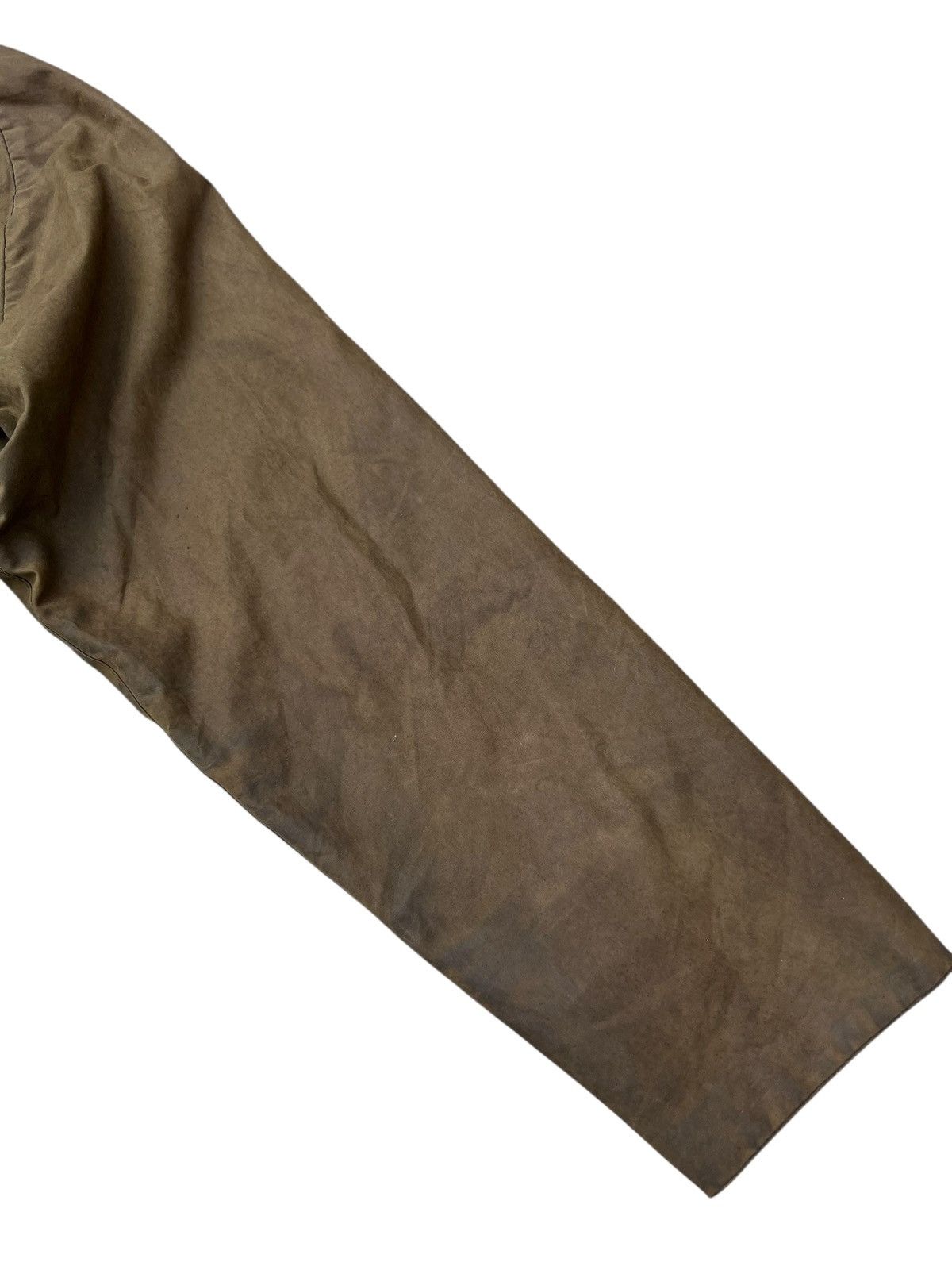 Barbour Trashed Vintage Barbour Beaufort Distressed Waxed Jacket Size US S / EU 44-46 / 1 - 24 Thumbnail