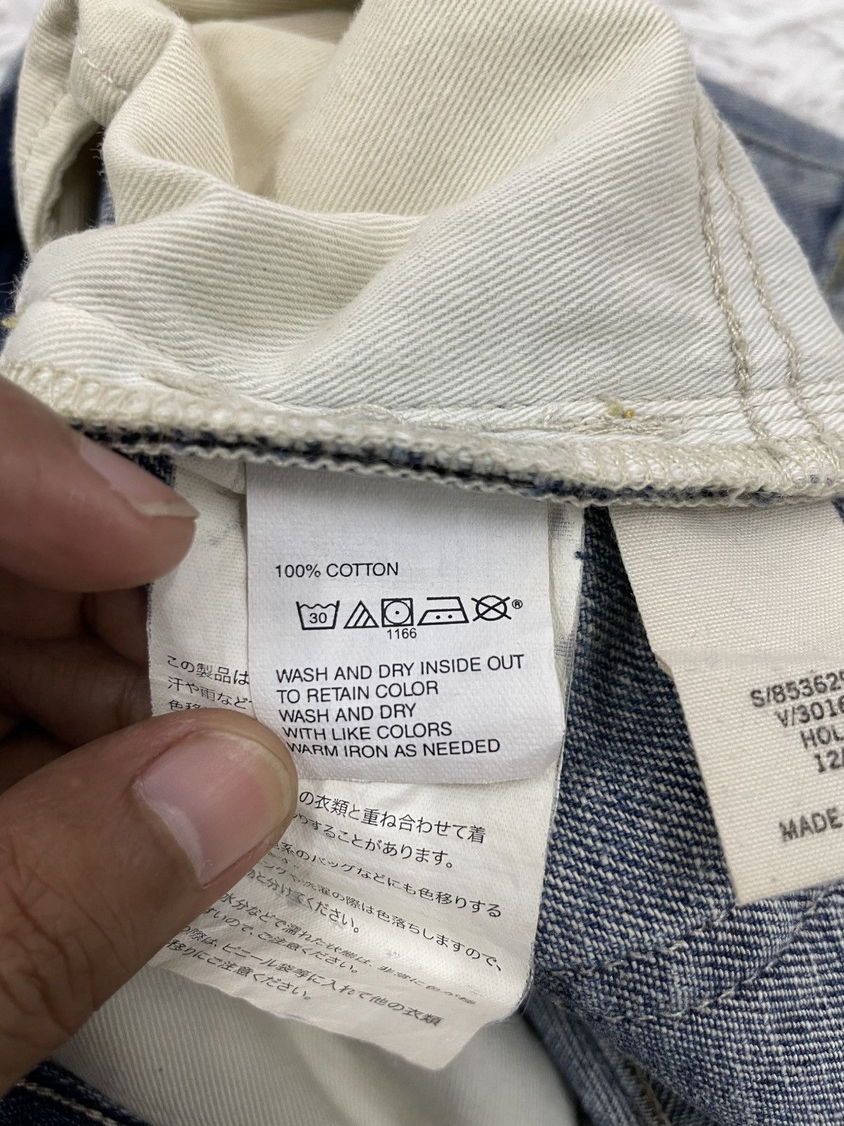 Gap Gap 1969 Regular Fit Straight Jeans Pant Size US 28 / EU 44 - 17 Thumbnail