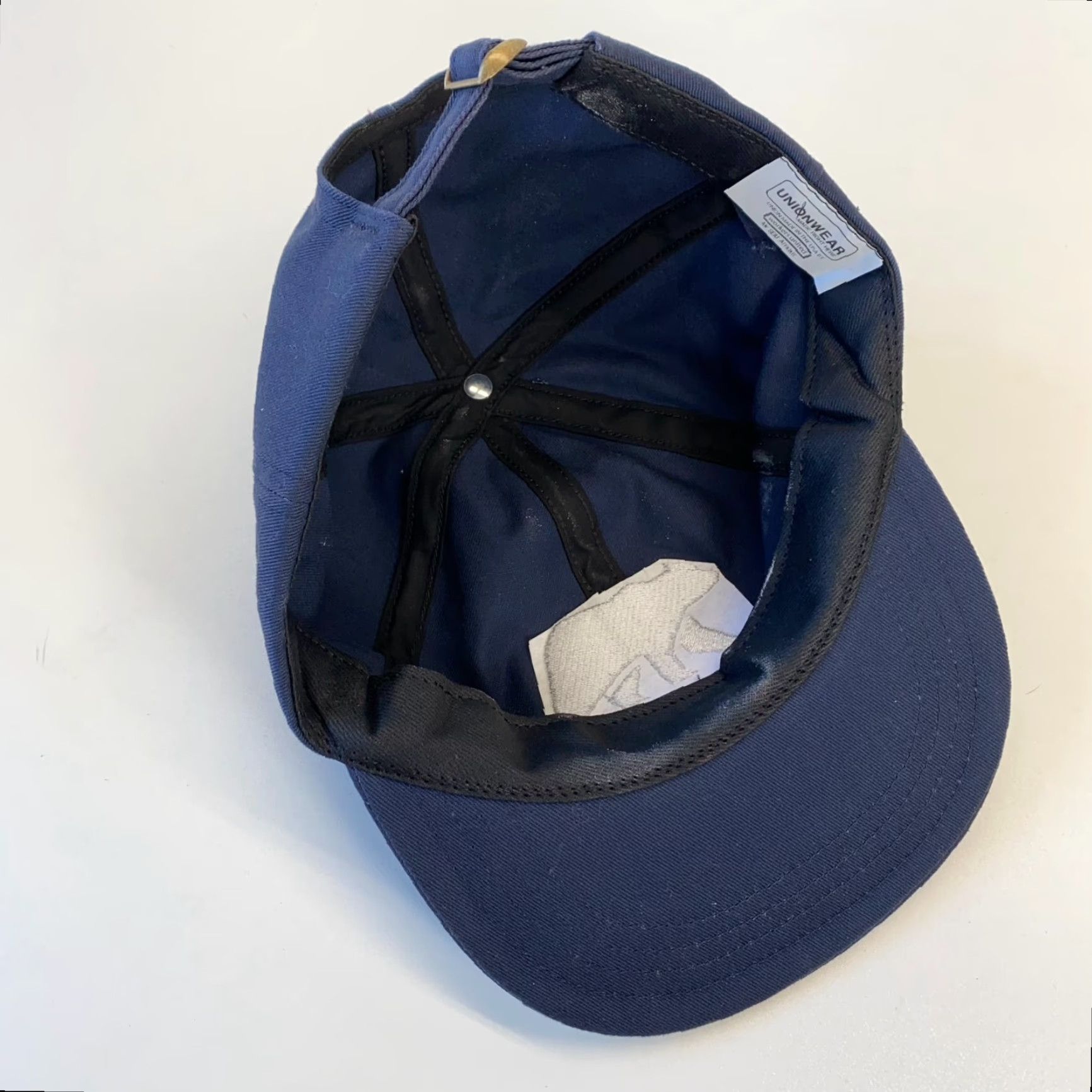 Rusty VINTAGE Rusty Hicks Rusty for Chair Campaign Hat Strapback Navy Blue Bear FAST SHIPPING Size ONE SIZE - 6 Thumbnail