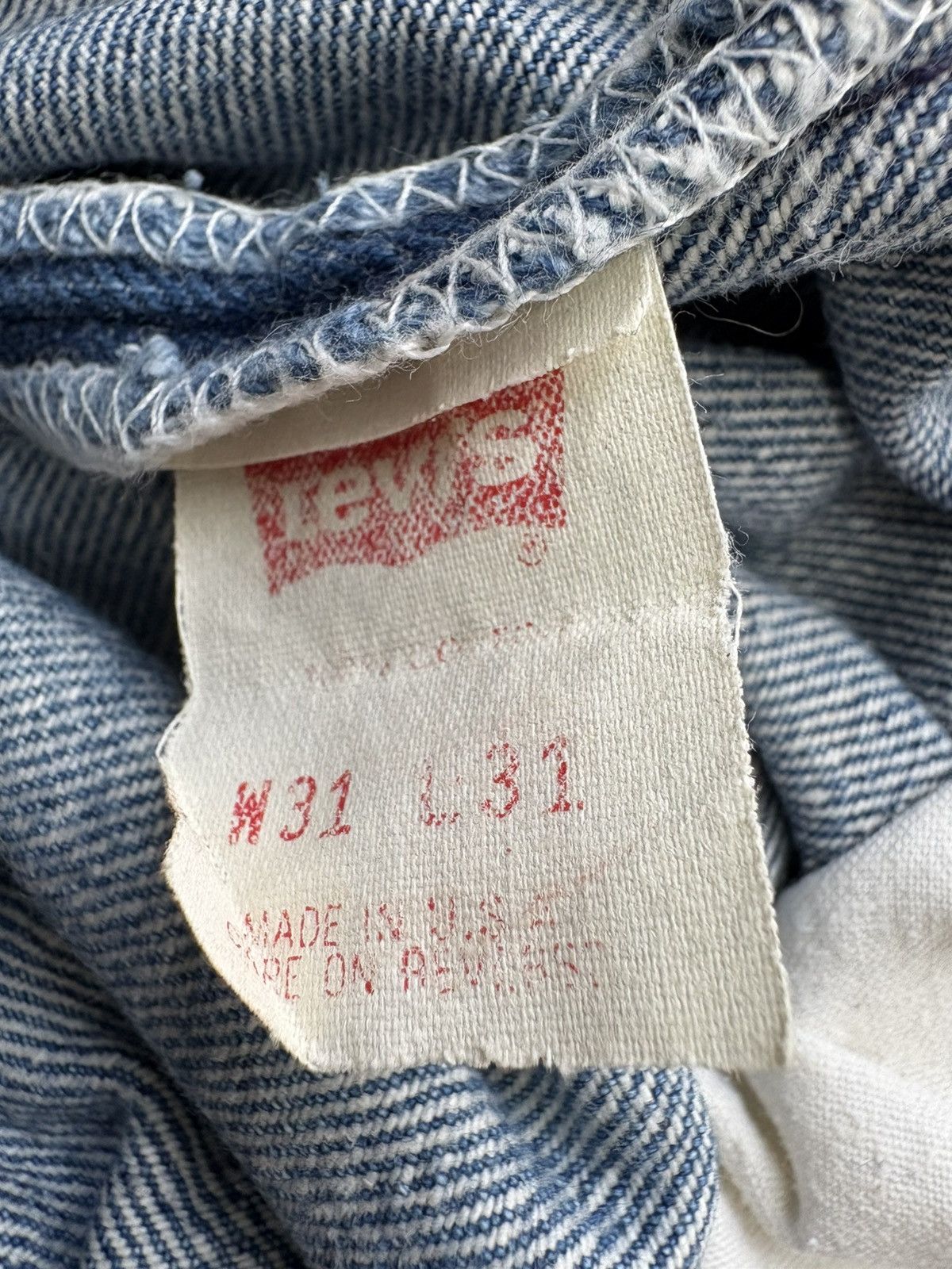 Levi's Vintage 90's Levi's 501 Made in USA Size US 31 - 16 Thumbnail
