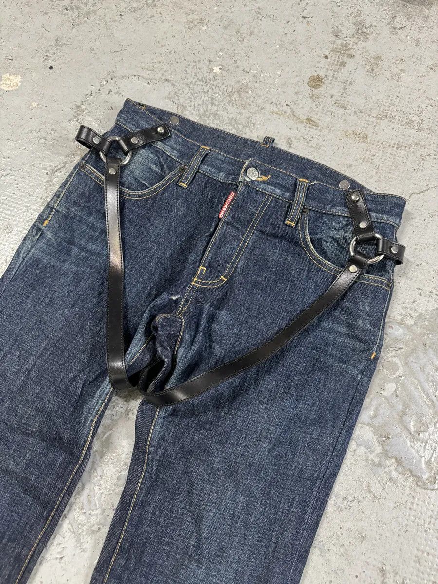 Dsquared2 FW2007 Dsquared2 Bondage Harness Brut Denim Jeans Size US 30 / EU 46 - 9 Thumbnail