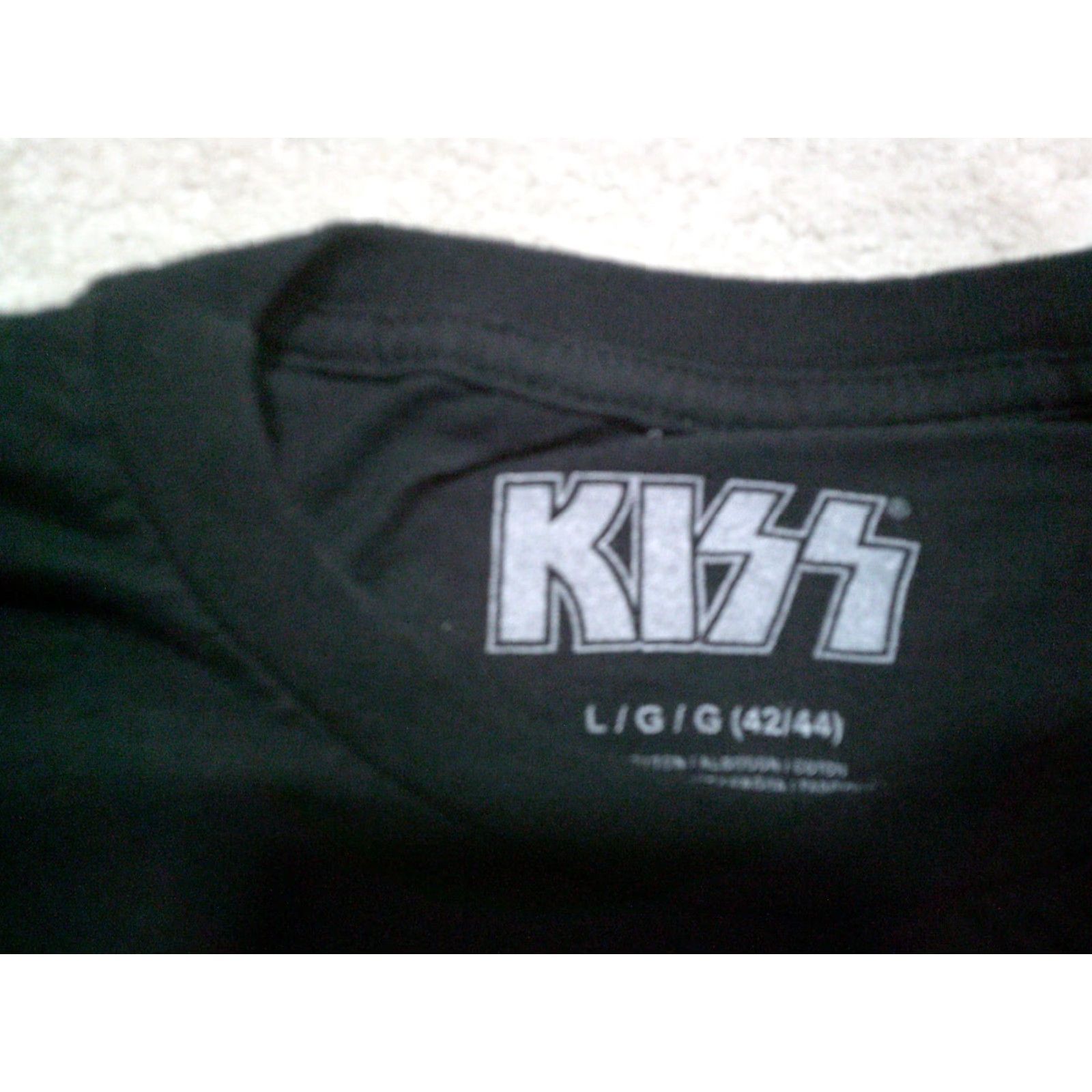 Vintage Kiss Shirt Mens Large Black Destroyer Size US L / EU 52-54 / 3 - 5 Thumbnail