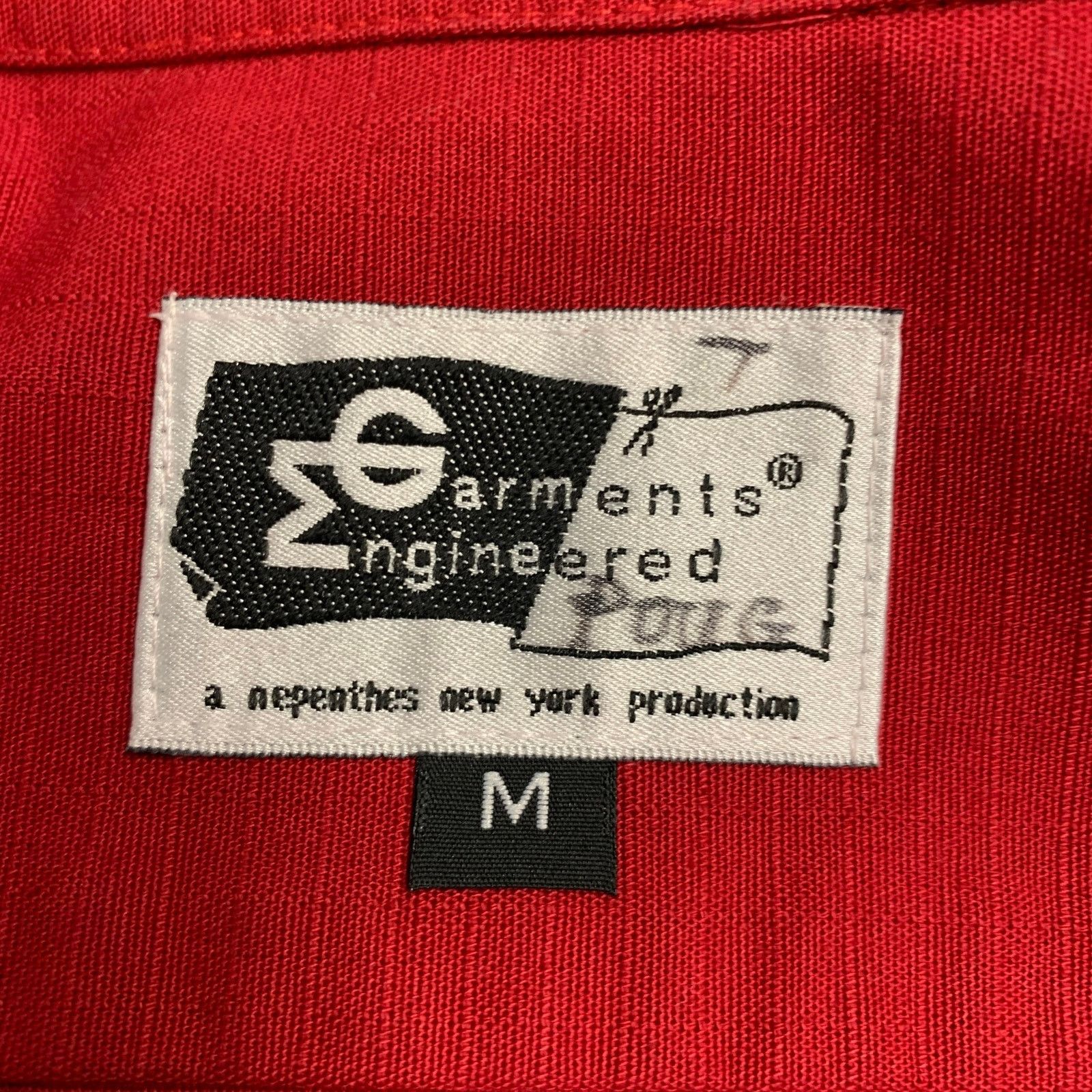 Engineered Garments ENGINEERED GARMENTS Size M Red Cotton Shirt Jacket Size US M / EU 48-50 / 2 - 9 Thumbnail
