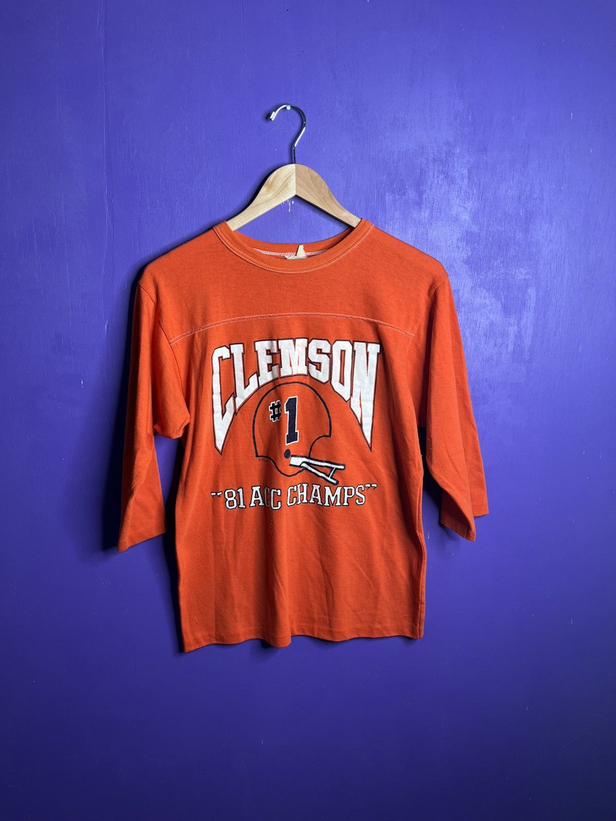Vintage Vintage 1981 Clemson AFC champs jersey shirt Size US M / EU 48-50 / 2 - 1 Thumbnail