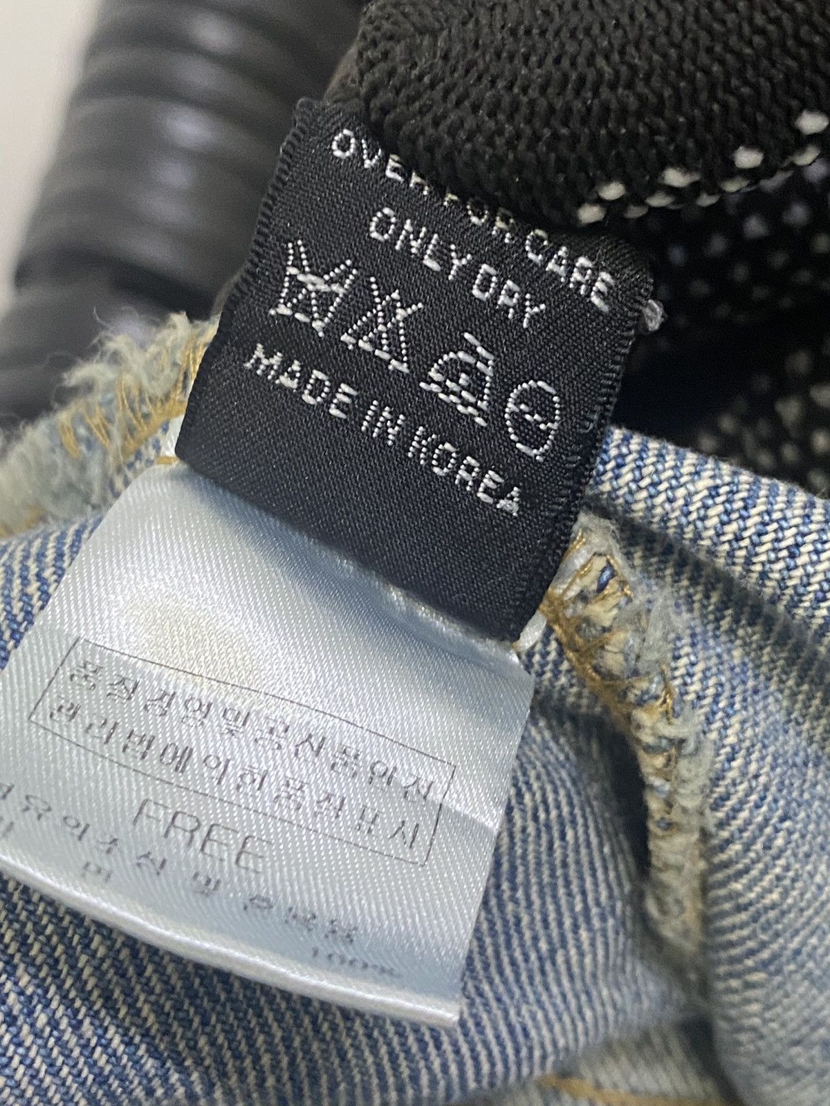 Japanese Brand × Vintage Button up denim rock punk distress crop tank design Size ONE SIZE - 14 Thumbnail
