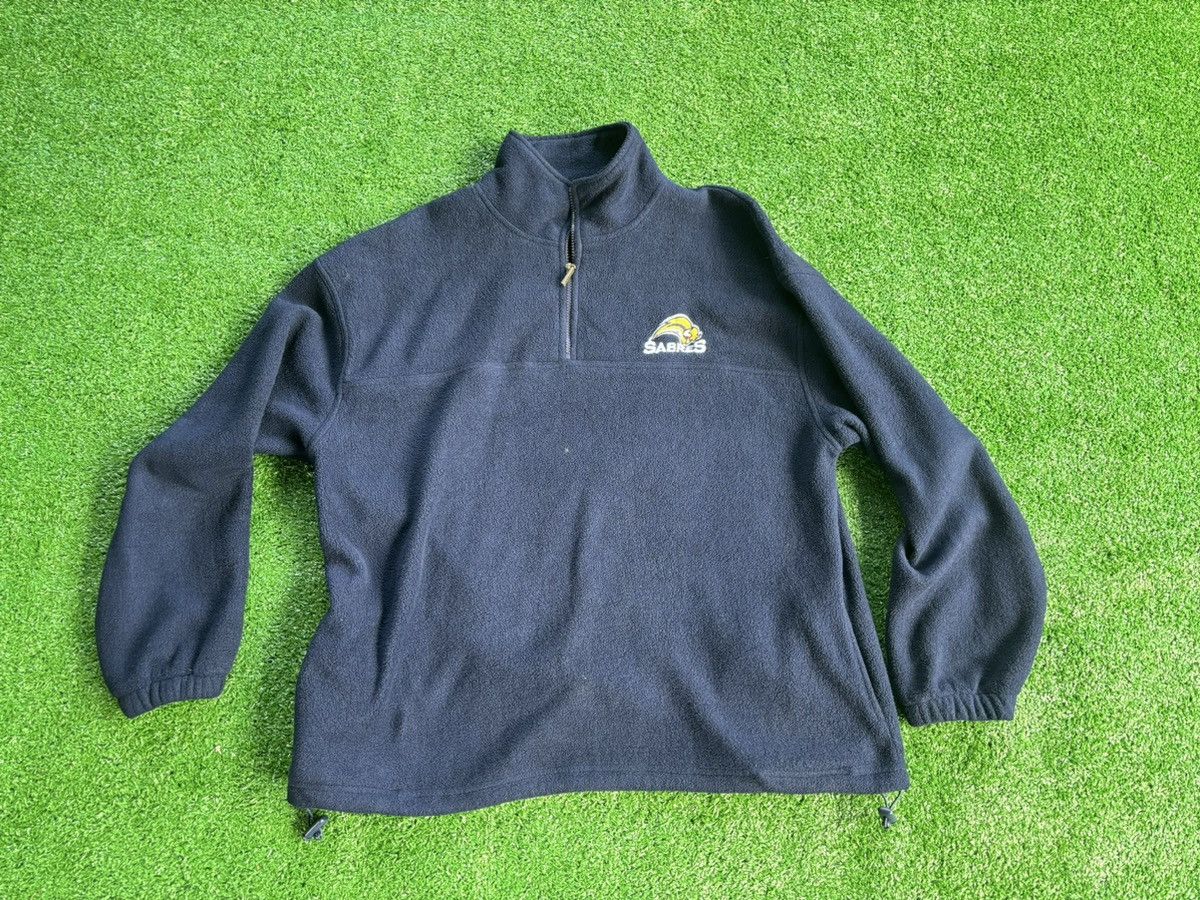 NHL × Vintage Early 2000s Buffalo Sabres Fleece Size US L / EU 52-54 / 3 - 1 Thumbnail