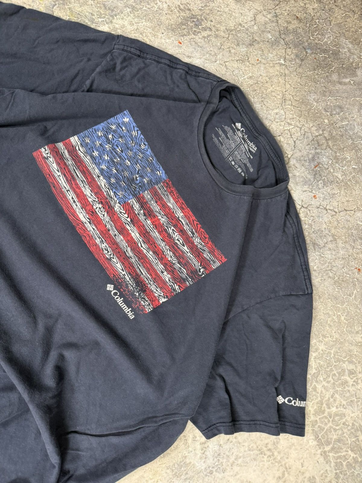 Columbia × Vintage Vintage American Flag Columbia Tee Size US XXL / EU 58 / 5 - 3 Thumbnail