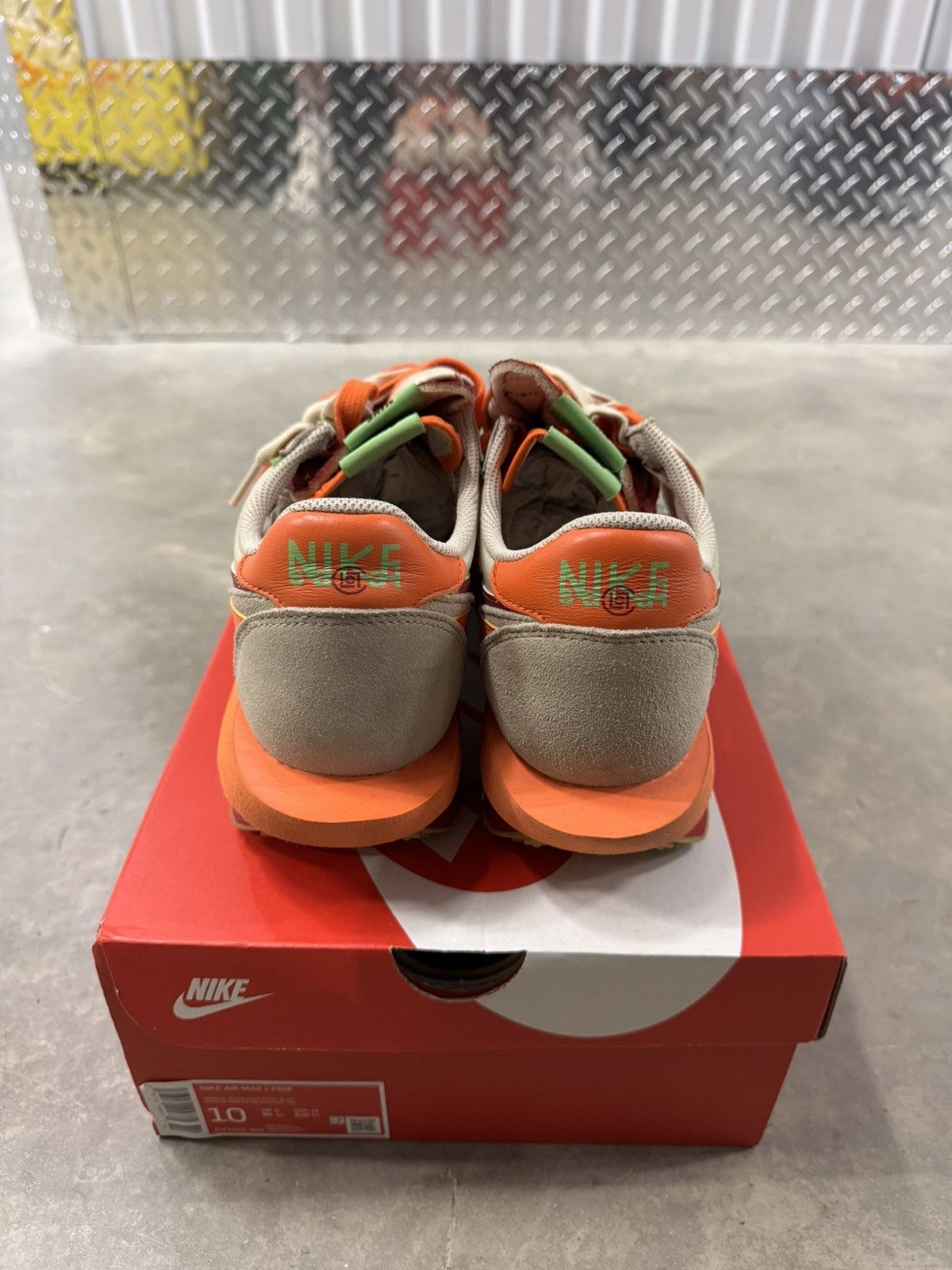 CLOT × Nike × Sacai Nike x Sacai x Clot LD Waffle Orange Blaze Size 10 Size US 10 / EU 43 - 5 Thumbnail