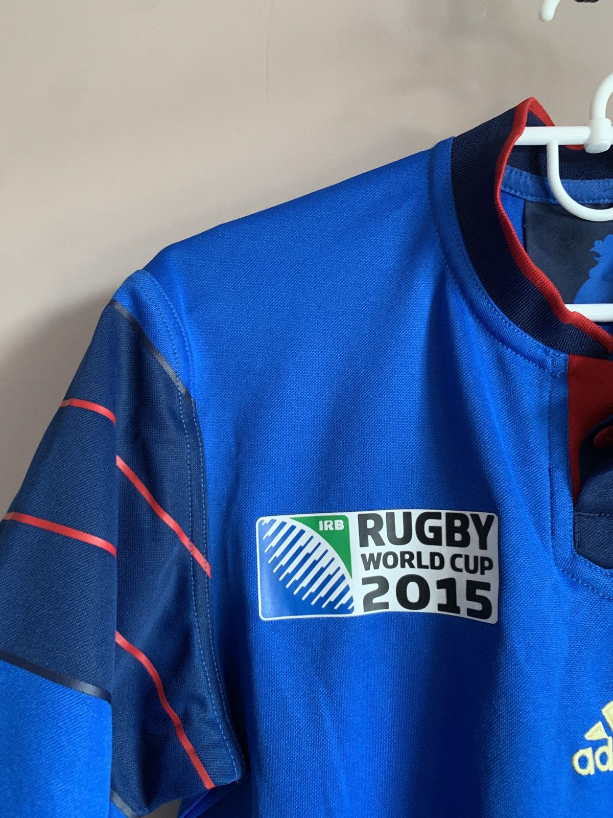Adidas France 2015 Home Rugby Union Shirt Adidas Jersey Size S Size US S / EU 44-46 / 1 - 5 Thumbnail