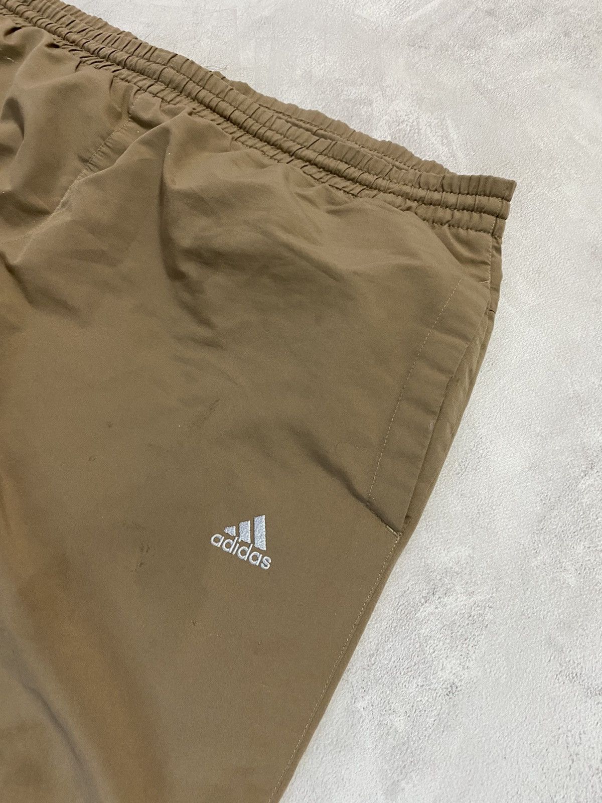 Adidas × Vintage 🔶 Vintage Baggy Track Pants Adidas Brown XL XXL Size US 40 / EU 56 - 5 Thumbnail