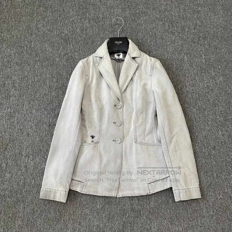 Dior Dior Little Bee Casual Denim Jacket Size XXS / US 00 / IT 34 - 1 Thumbnail