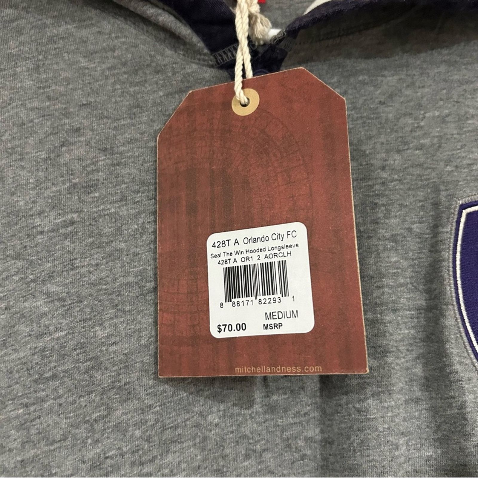 Mitchell & Ness Orlando City SC Soccer Club Hoodie Size US M / EU 48-50 / 2 - 5 Thumbnail