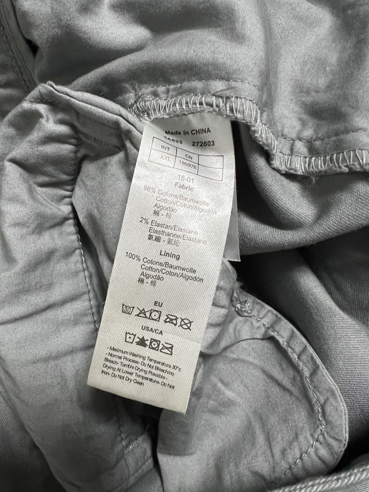 Emporio Armani Emporio armani EA7 Chino grey trousers XXL Size US 38 / EU 54 - 6 Thumbnail