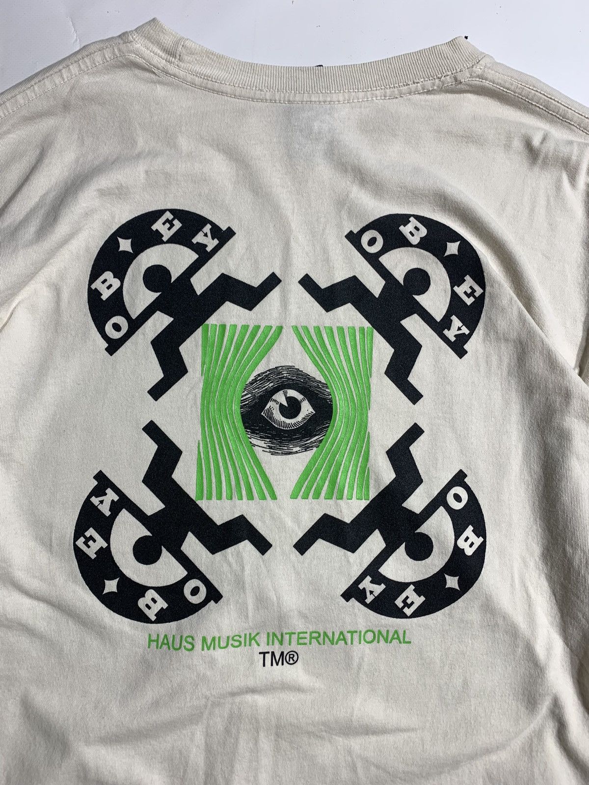 Obey Obey Clothing LIFESTYLE - LANG HAUS MUSIK - Sweatshirt beige Size US XL / EU 56 / 4 - 2 Thumbnail