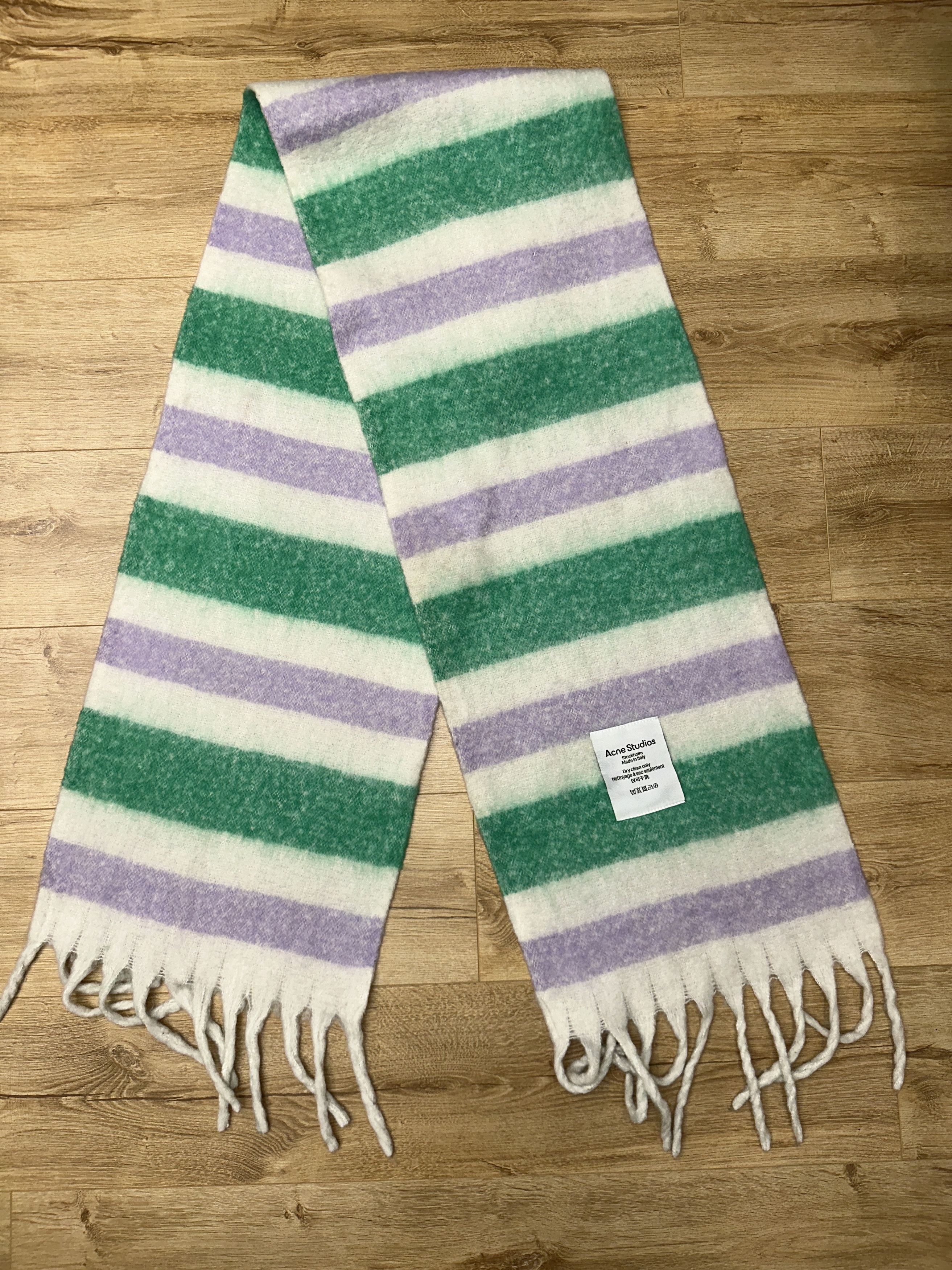 Acne Studios Acne Studios Stockholm Striped Scarf Made Italy 250 x 35 cm Size ONE SIZE - 8 Thumbnail