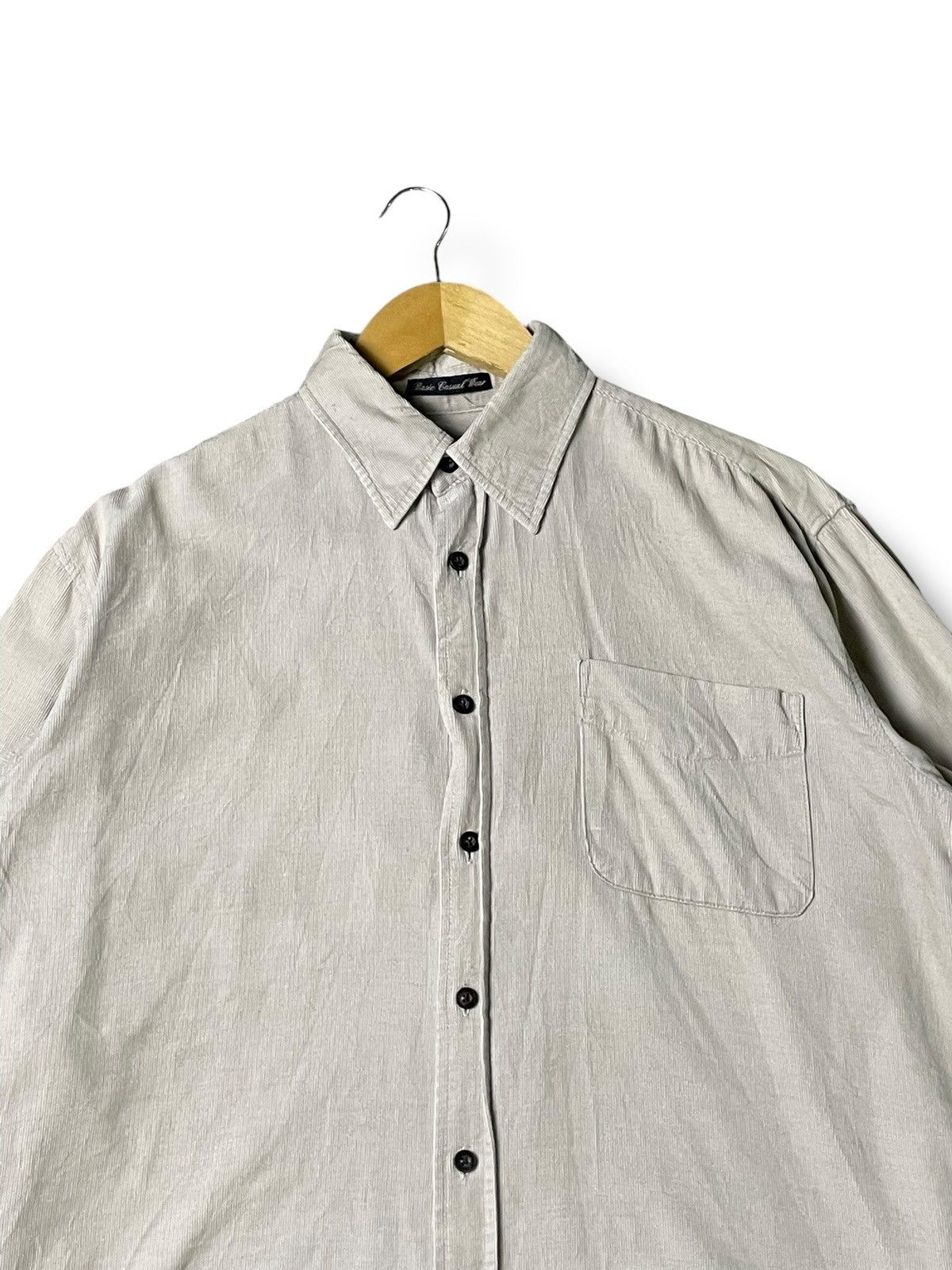 Japanese Brand Woodland Vintage Textured Button Up Shirts (54) Size US S / EU 44-46 / 1 - 2 Thumbnail