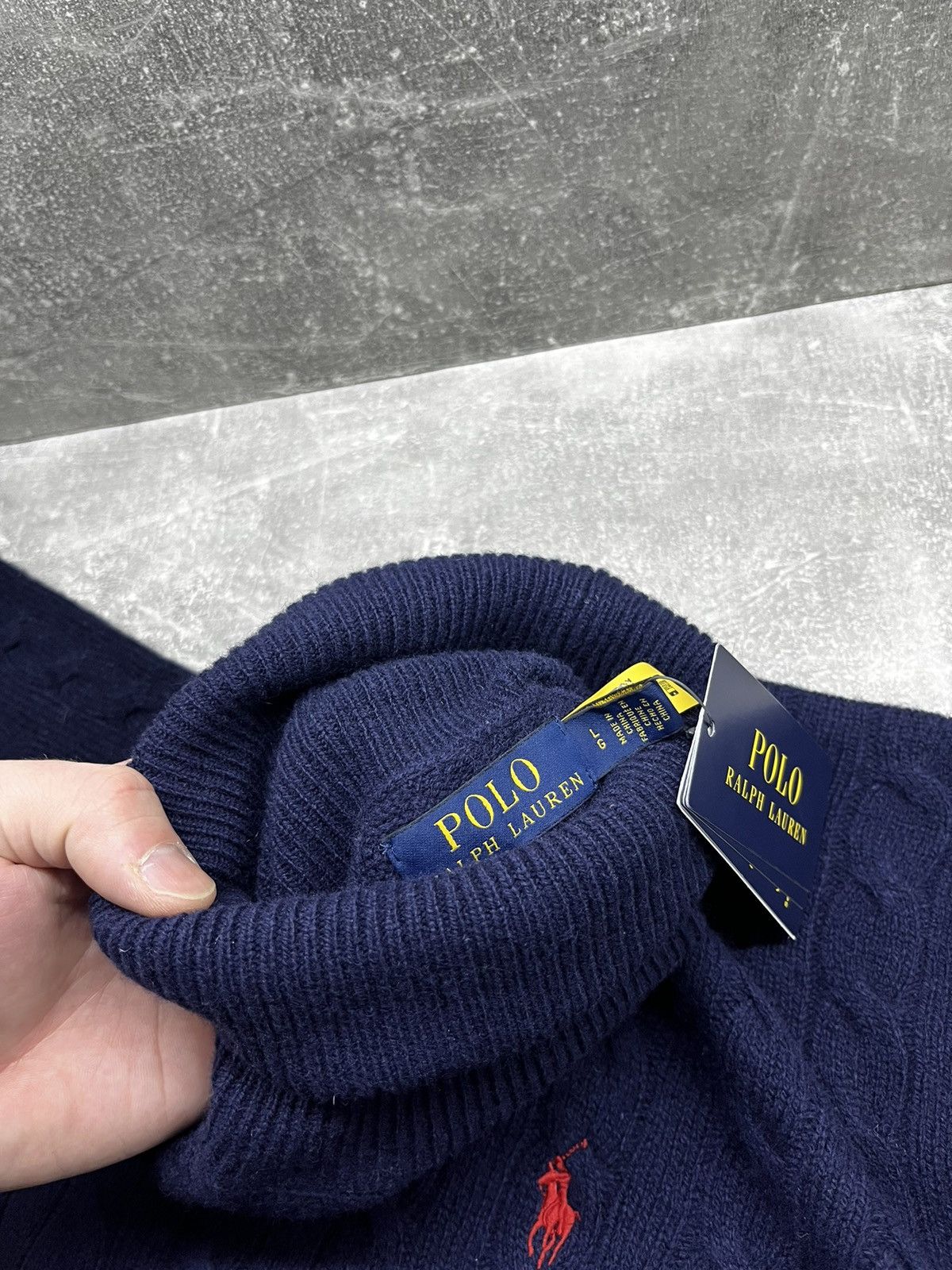 Polo Ralph Lauren × RRL Ralph Lauren × Ralph Lauren Rollkragenpullover knit sweater Ralph Lauren size L Size US L / EU 52-54 / 3 - 5 Thumbnail