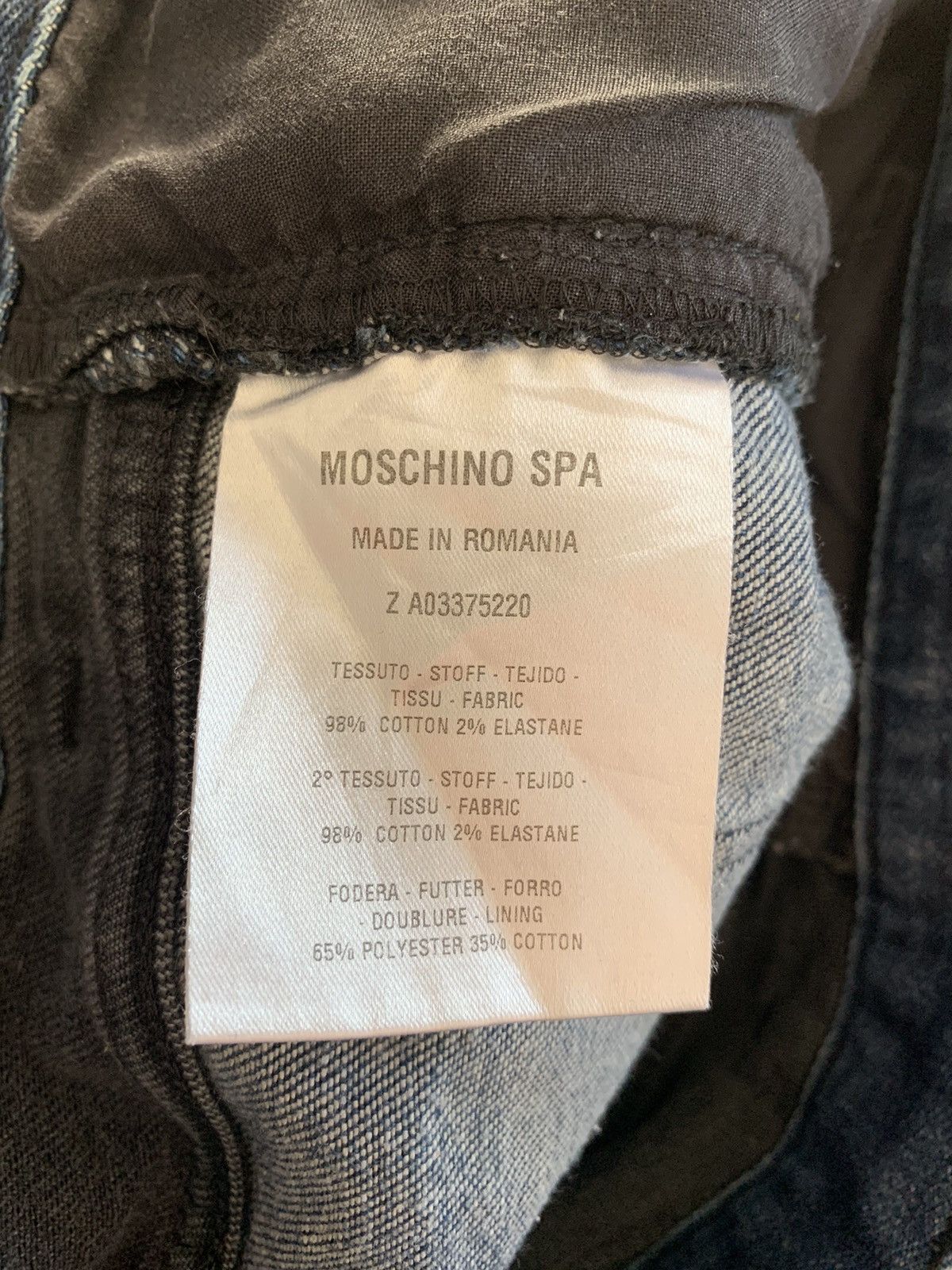 Moschino Moschino Couture denim jeans Size US 34 / EU 50 - 9 Thumbnail