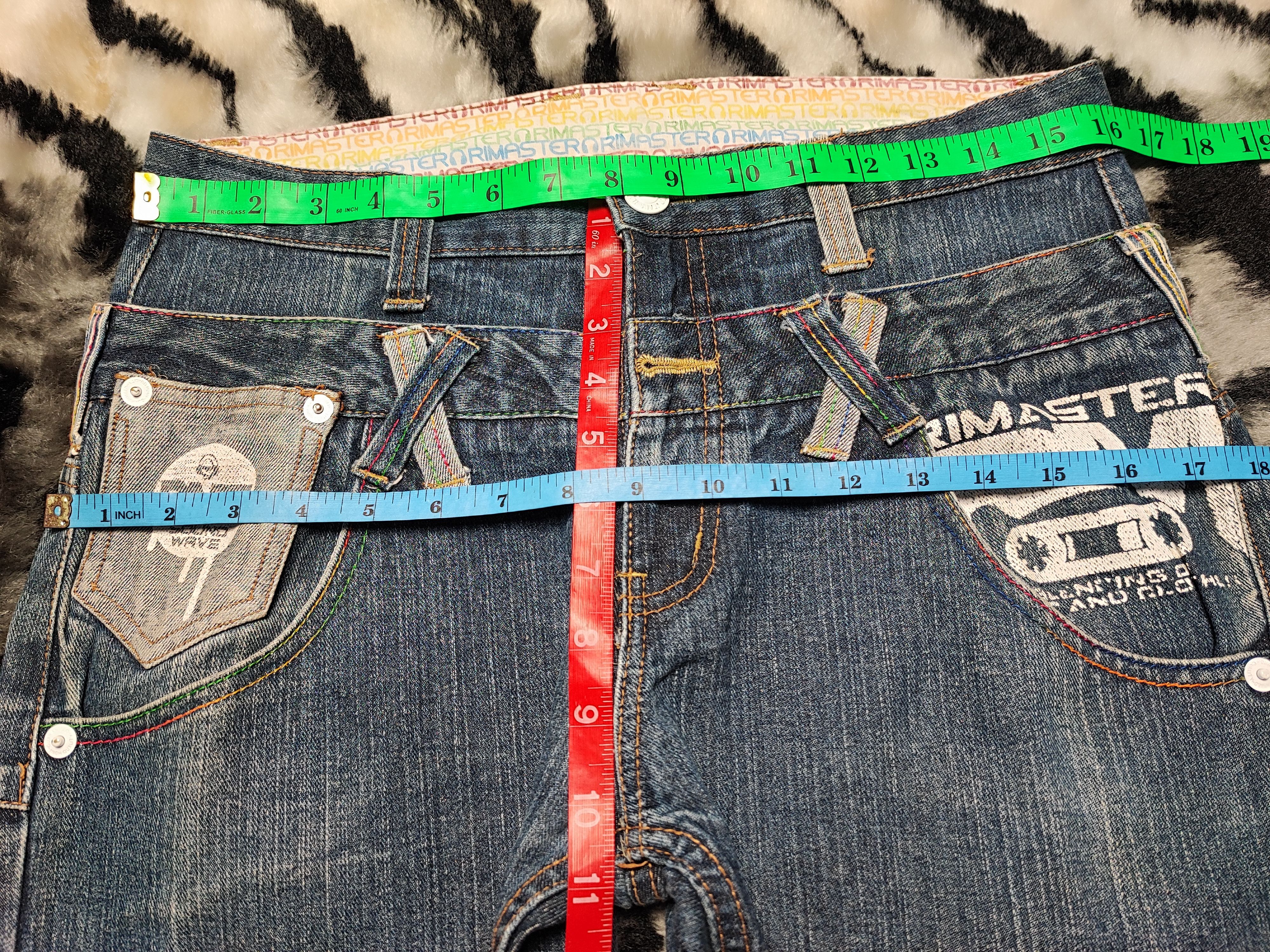 Japanese Brand × Vintage Rimaster Grunge Distressed Denim Jeans Size US 32 / EU 48 - 20 Thumbnail