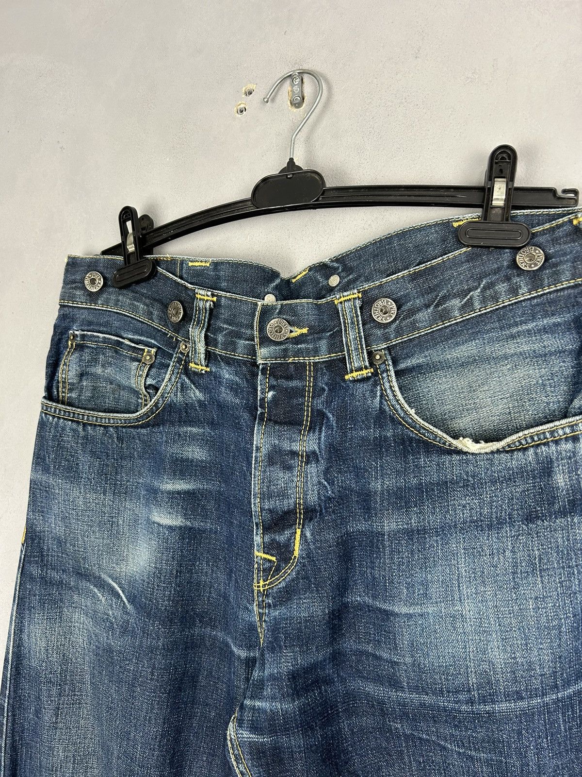 Pike Brothers Pike Brothers Roamer Selvedge Denim W36 L38 Waist Adjuster Size US 36 / EU 52 - 12 Thumbnail
