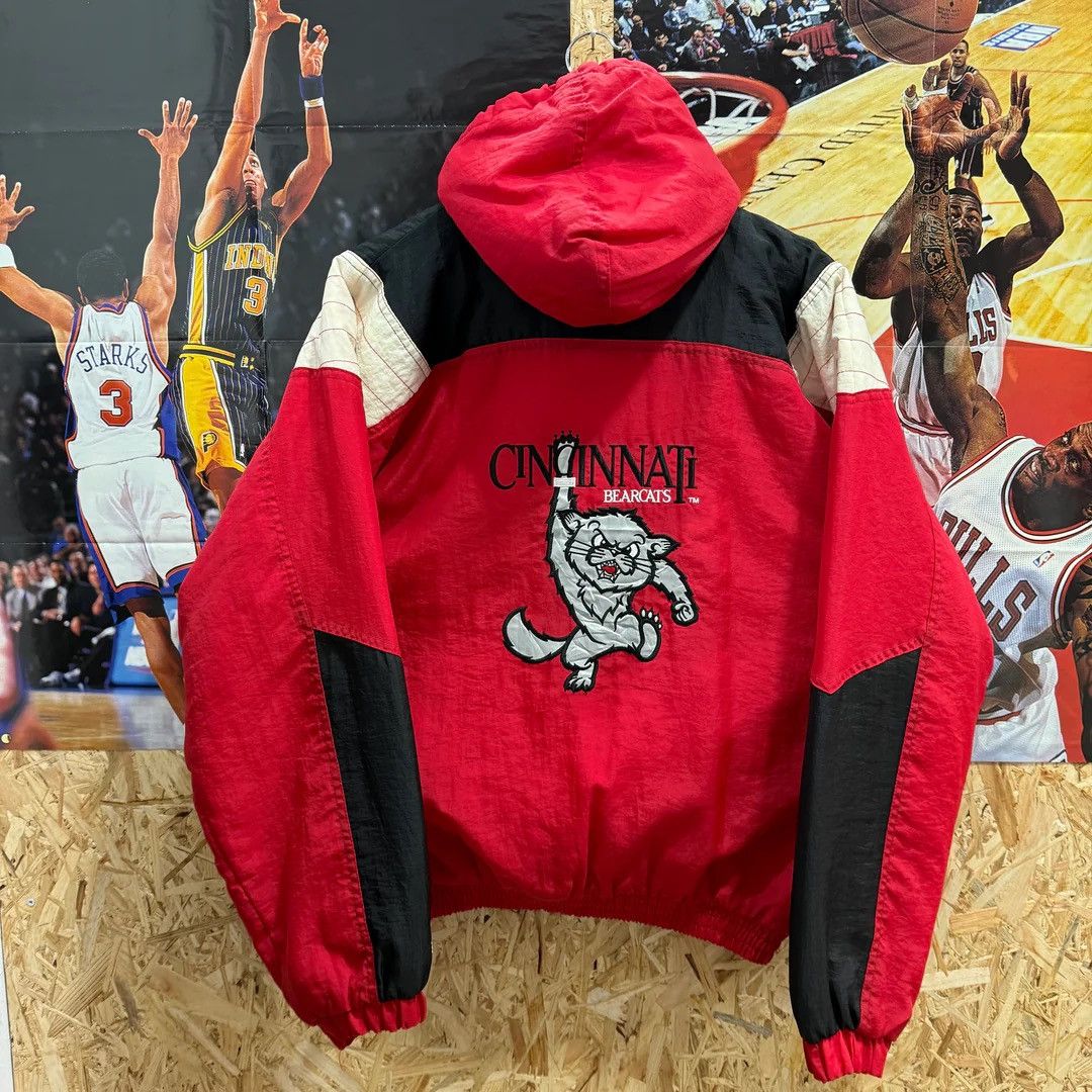 Starter Vintage Cincinnati Bearcats Starter Pullover Puffer Jacket Size US S / EU 44-46 / 1 - 1 Thumbnail