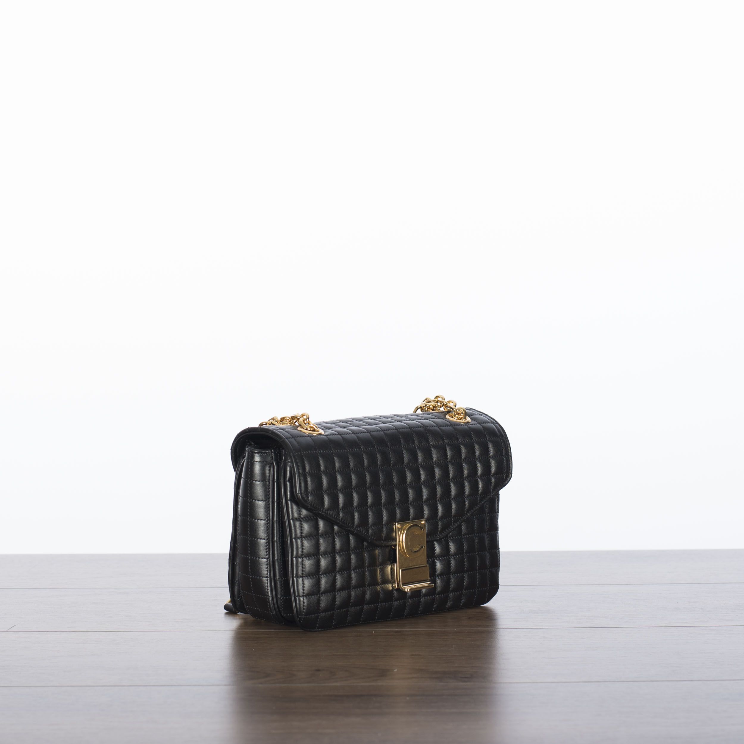 Celine Medium C Bag In Quilted Black Calfskin Size ONE SIZE - 5 Thumbnail