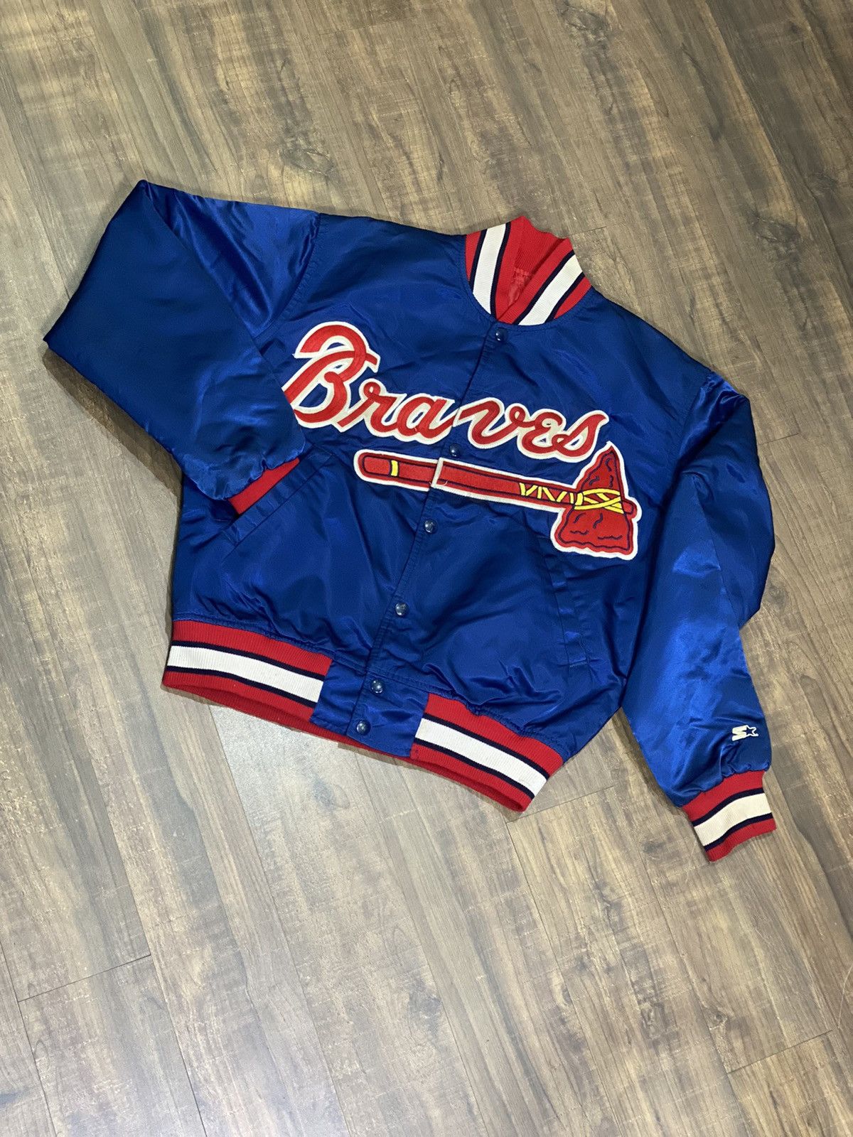 Vintage 90s Atlanta Braves Bomber Jacket – Goodboy Vintage