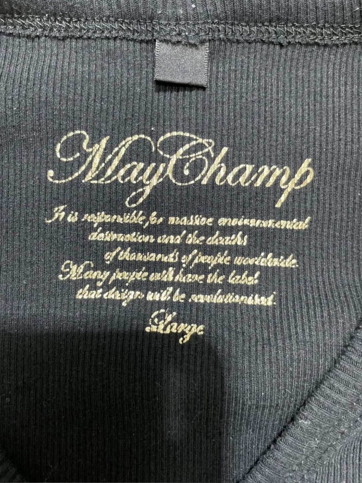 Designer × Japanese Brand May Champ Poem Longsleeve What is fear Size L / US 10 / IT 46 - 3 Thumbnail